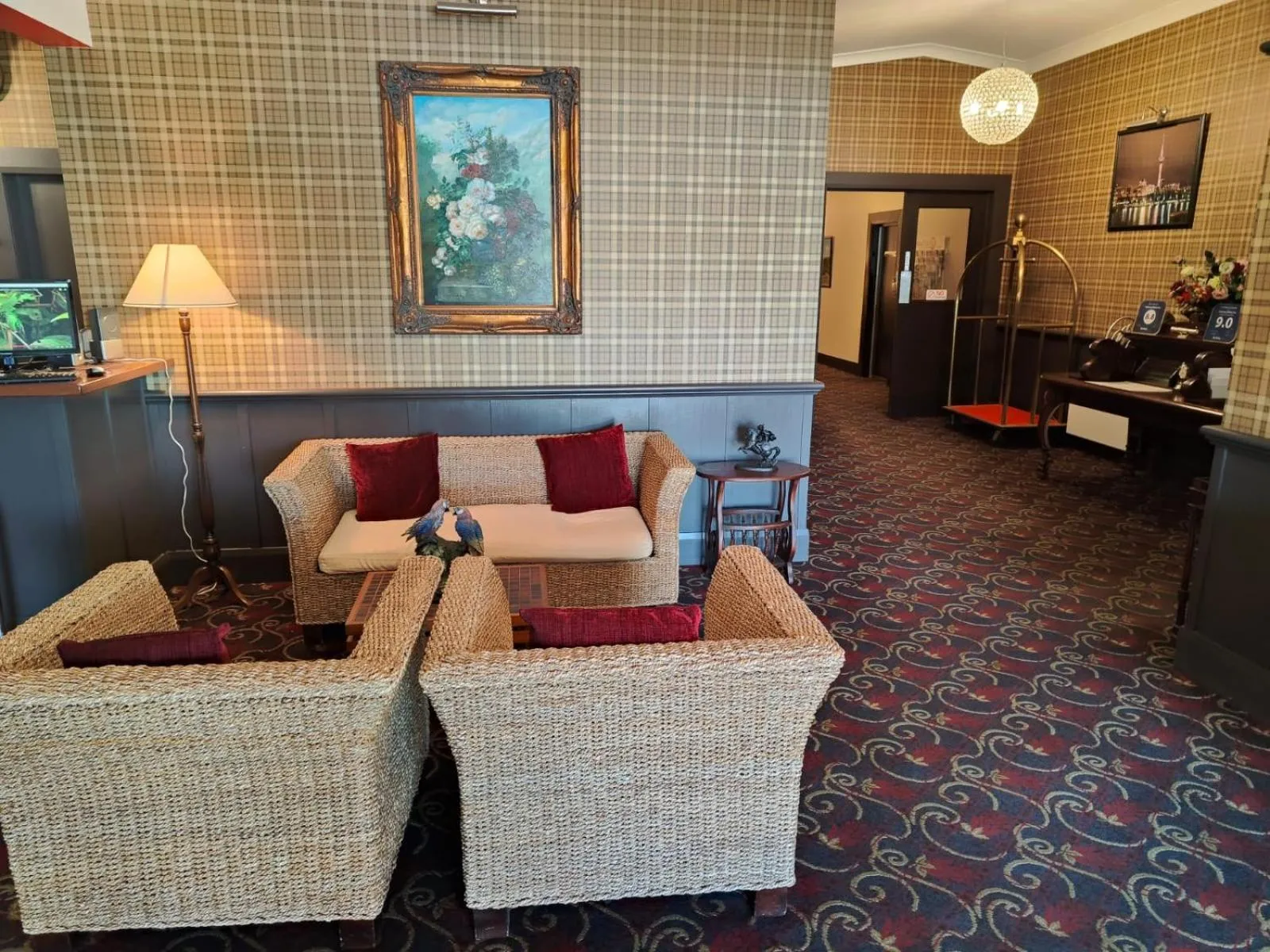 Lobby or reception in Gateway Motor Inn