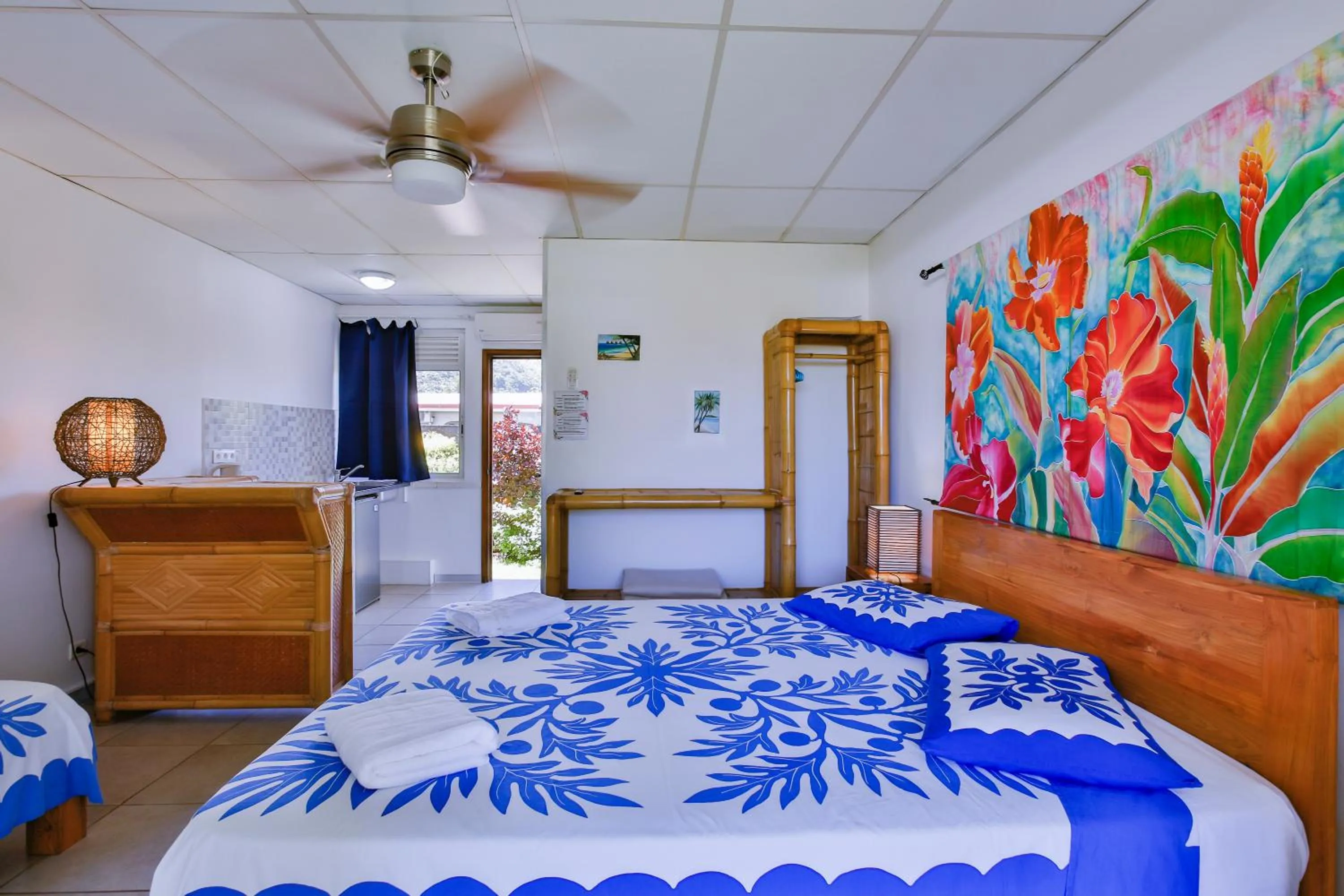 Bed in Pension De La Plage