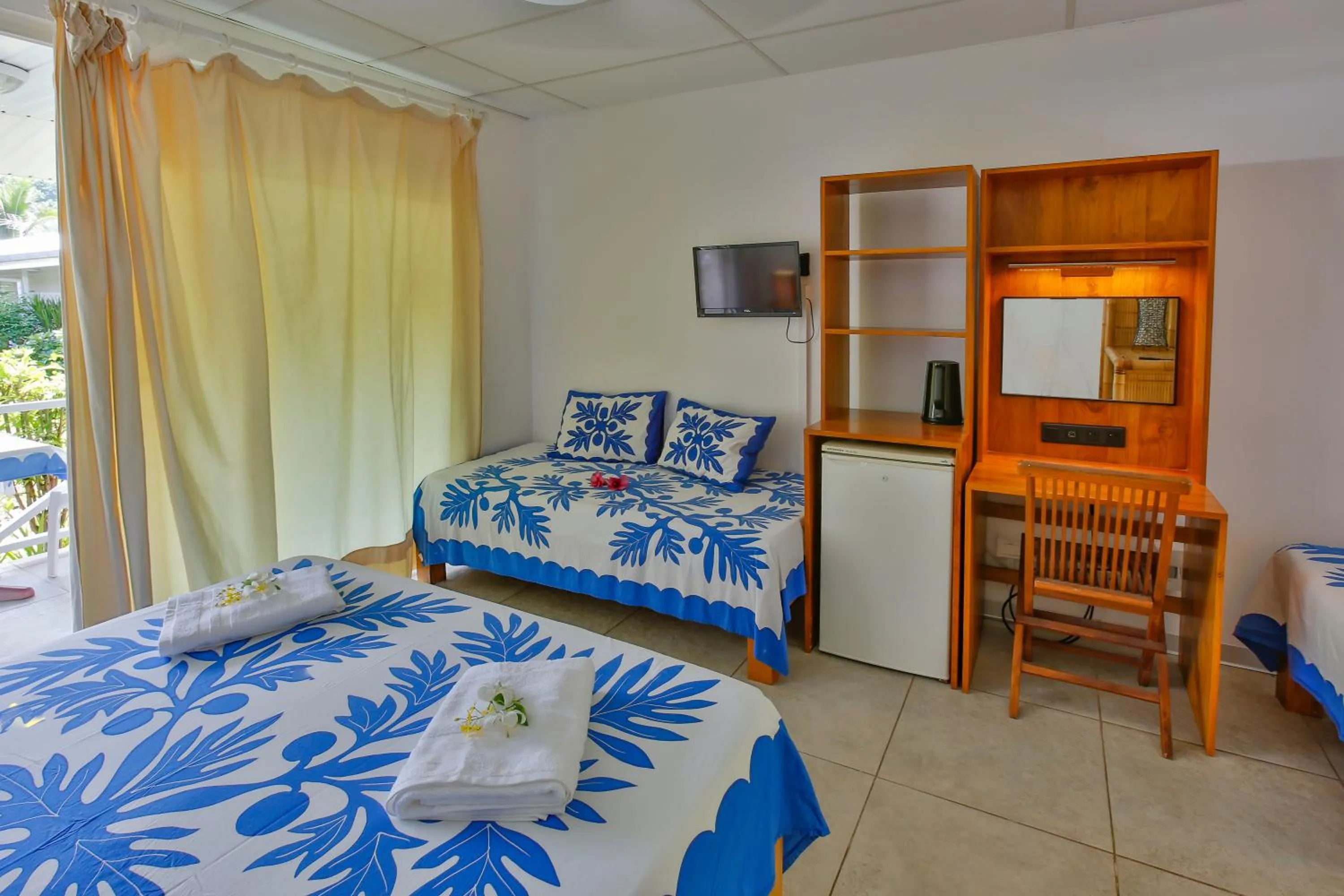 Bed in Pension De La Plage