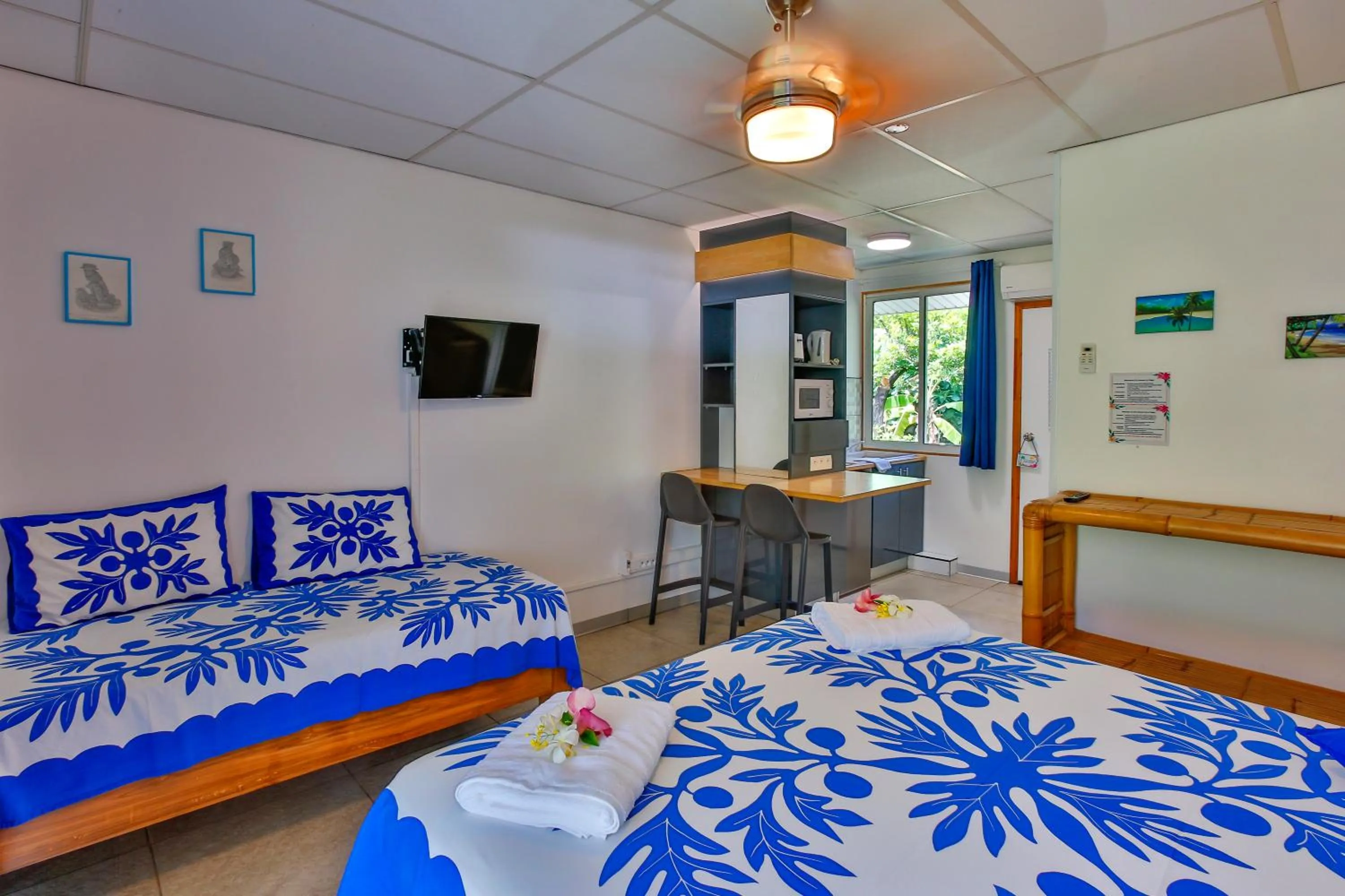 Bed in Pension De La Plage