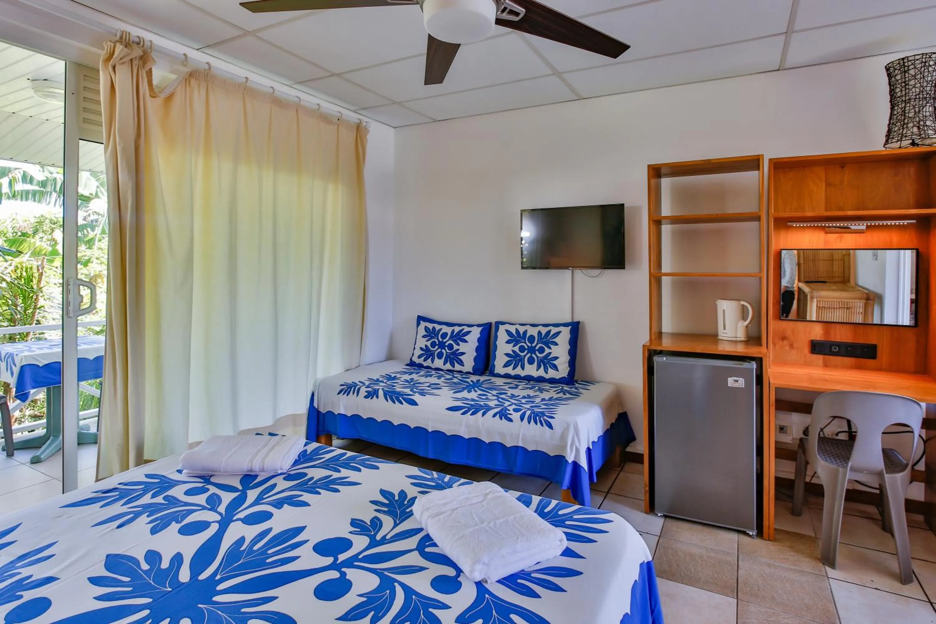 Bed in Pension De La Plage