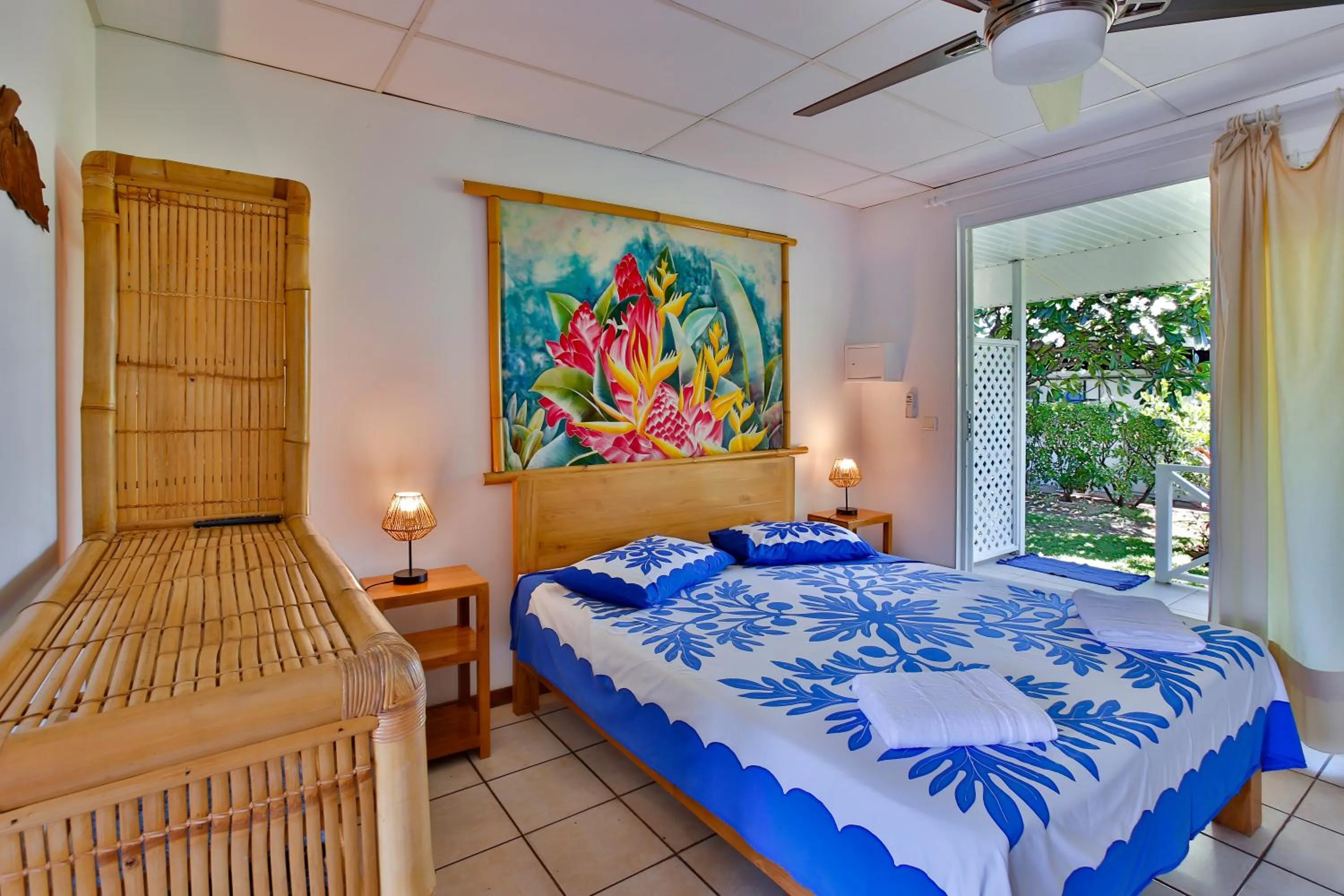 Bed in Pension De La Plage