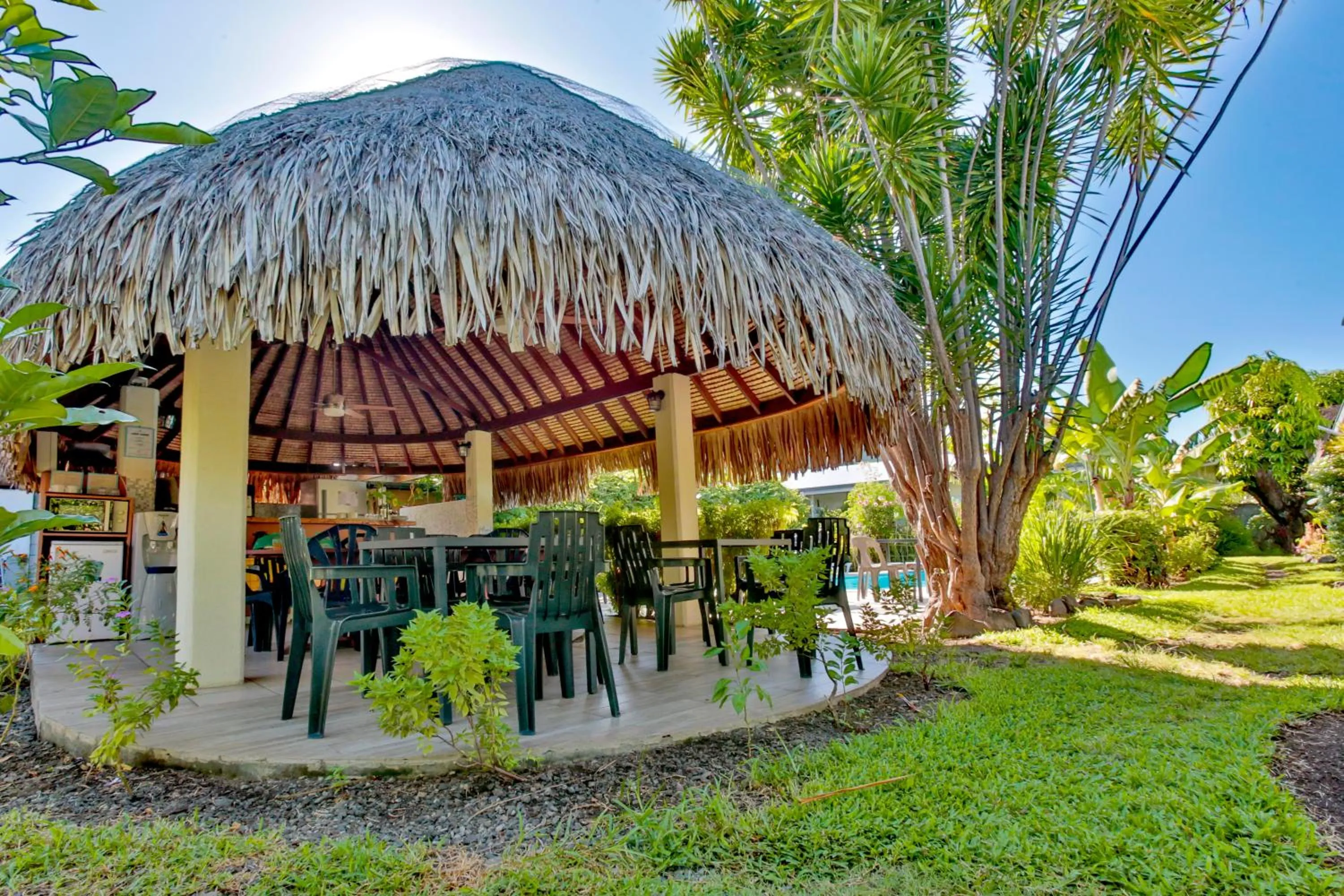 Patio in Pension De La Plage