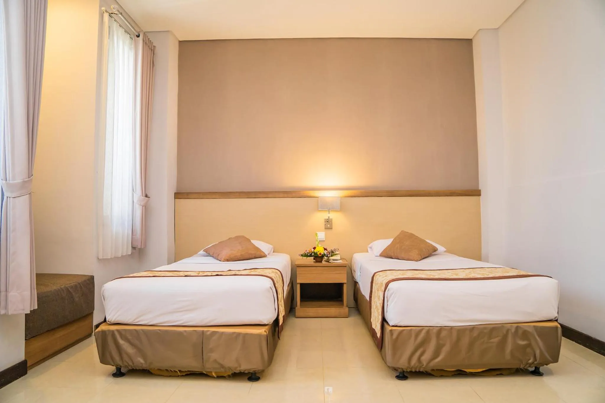 Bedroom, Bed in Hotel Puri Ayu