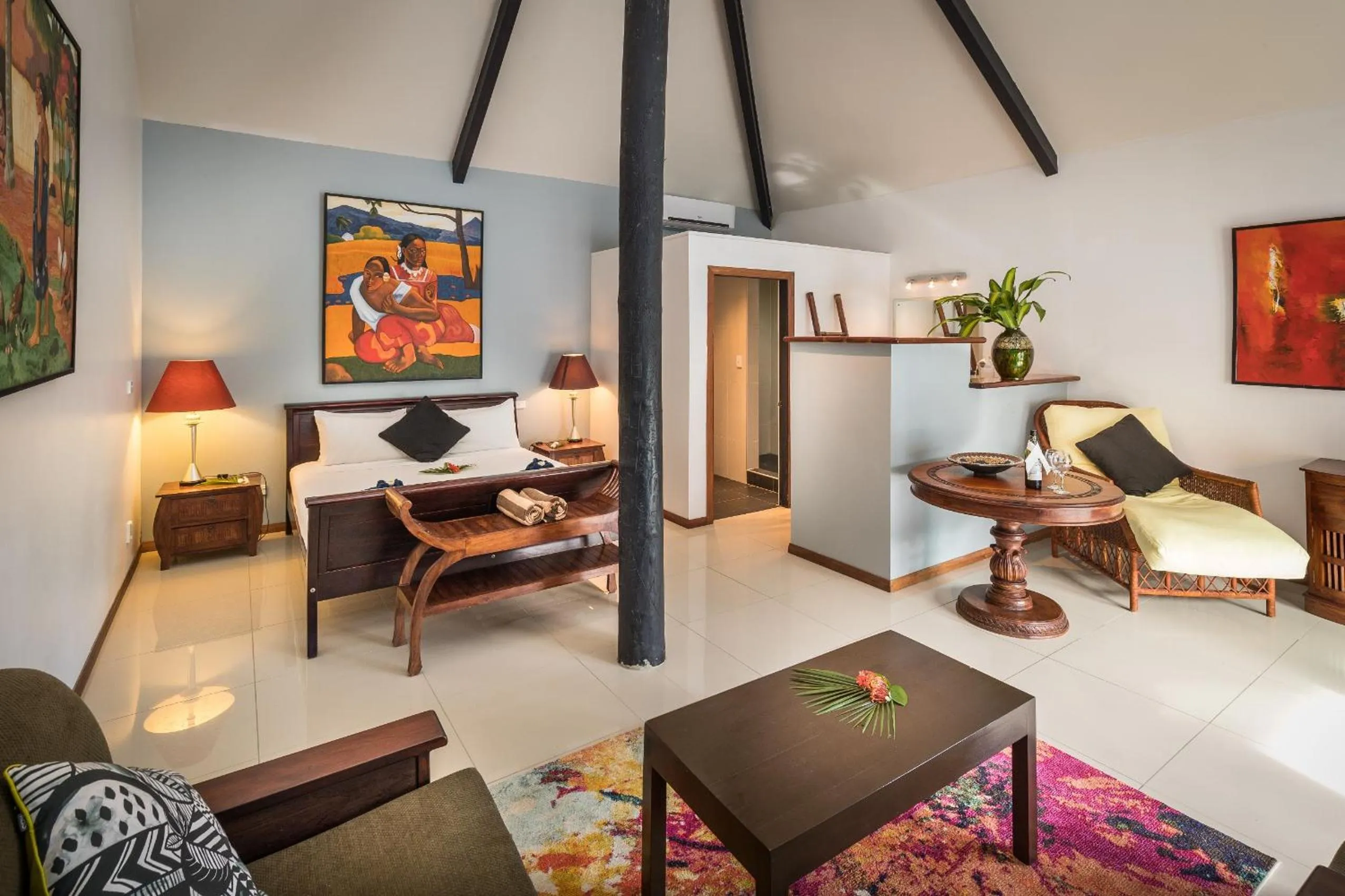 Living room in Wellesley Resort Fiji