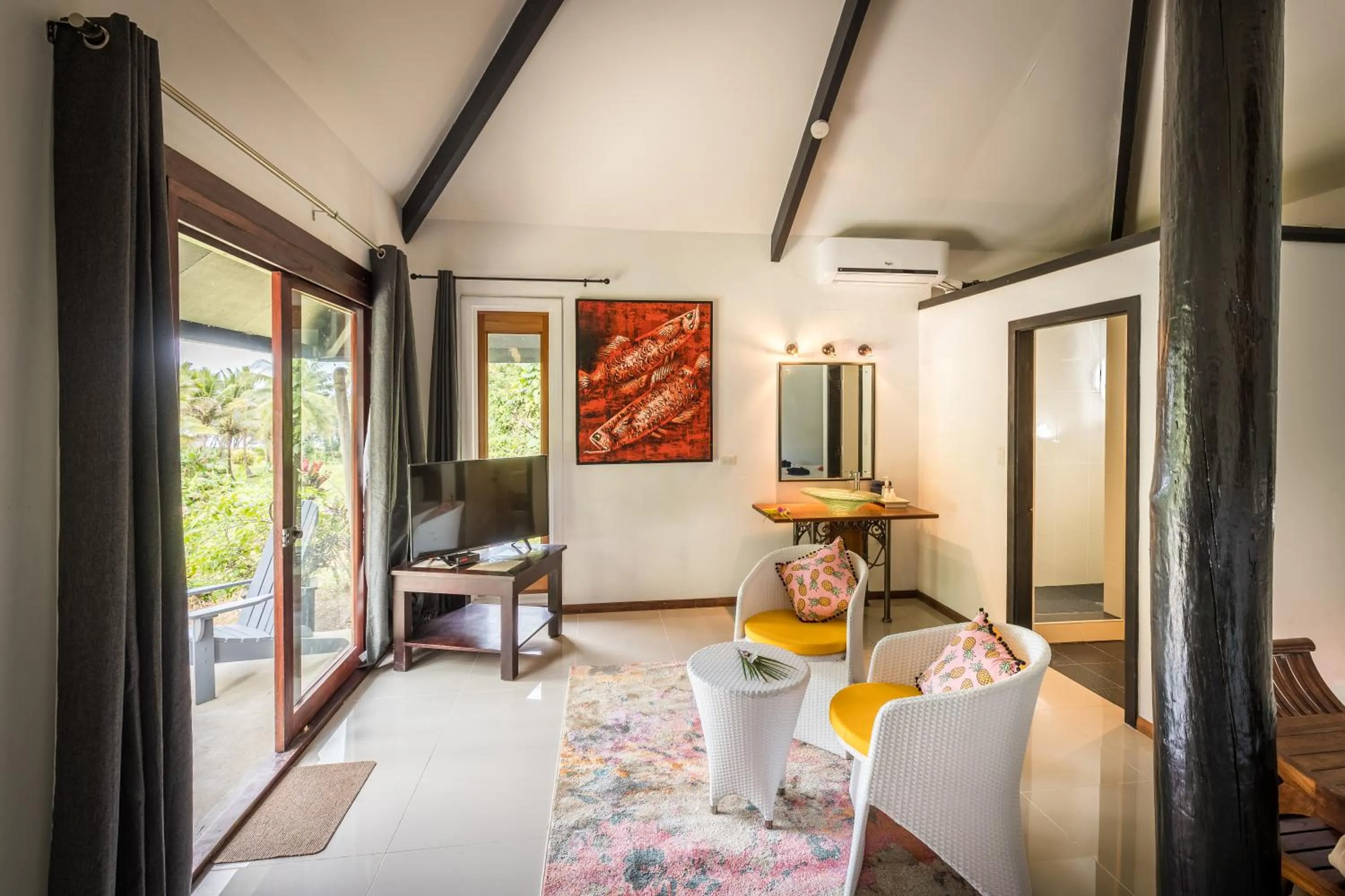 Seating area in Wellesley Resort Fiji