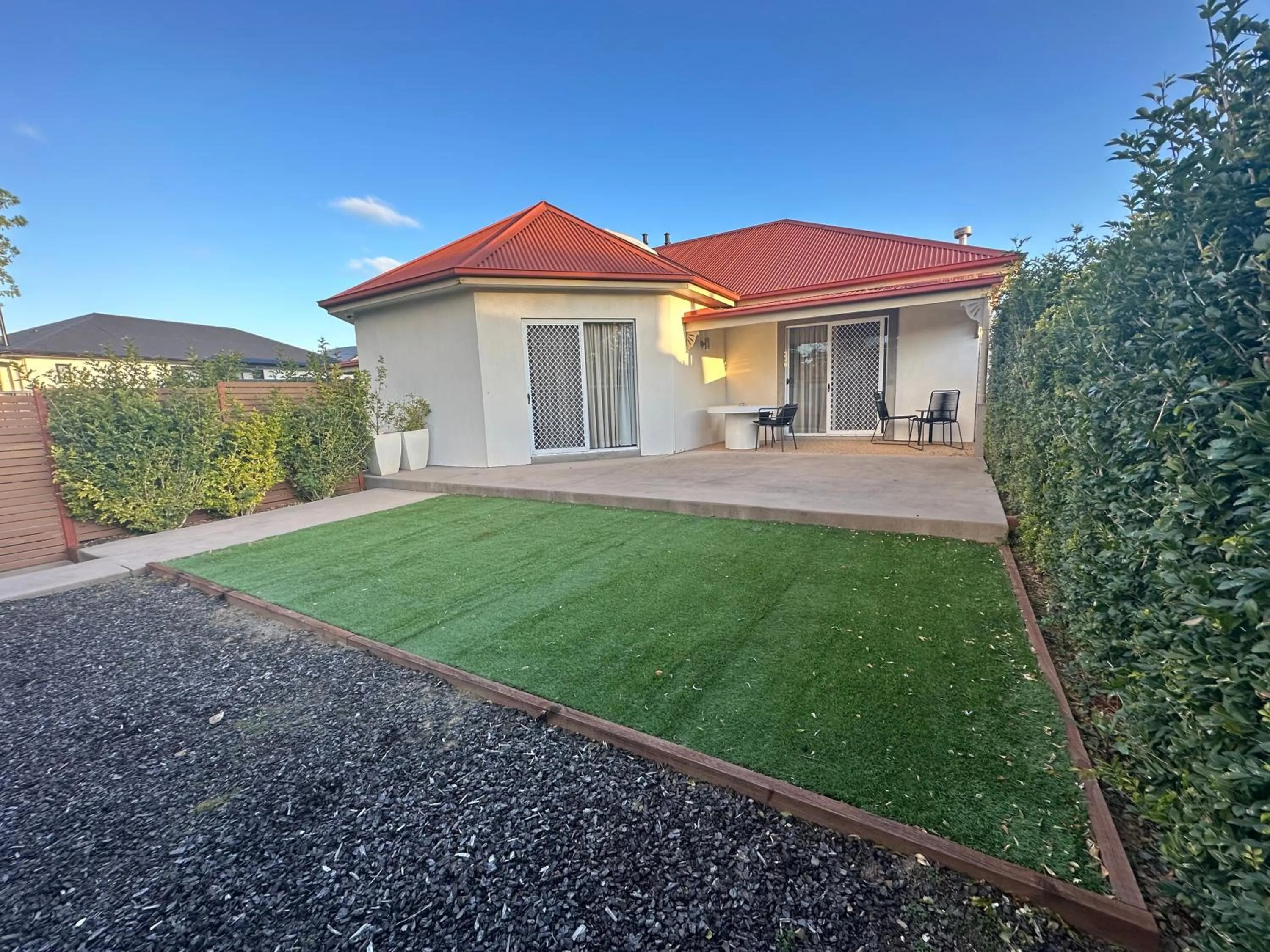 Patio, Property Building in Charles Sturt Suites & Apartments