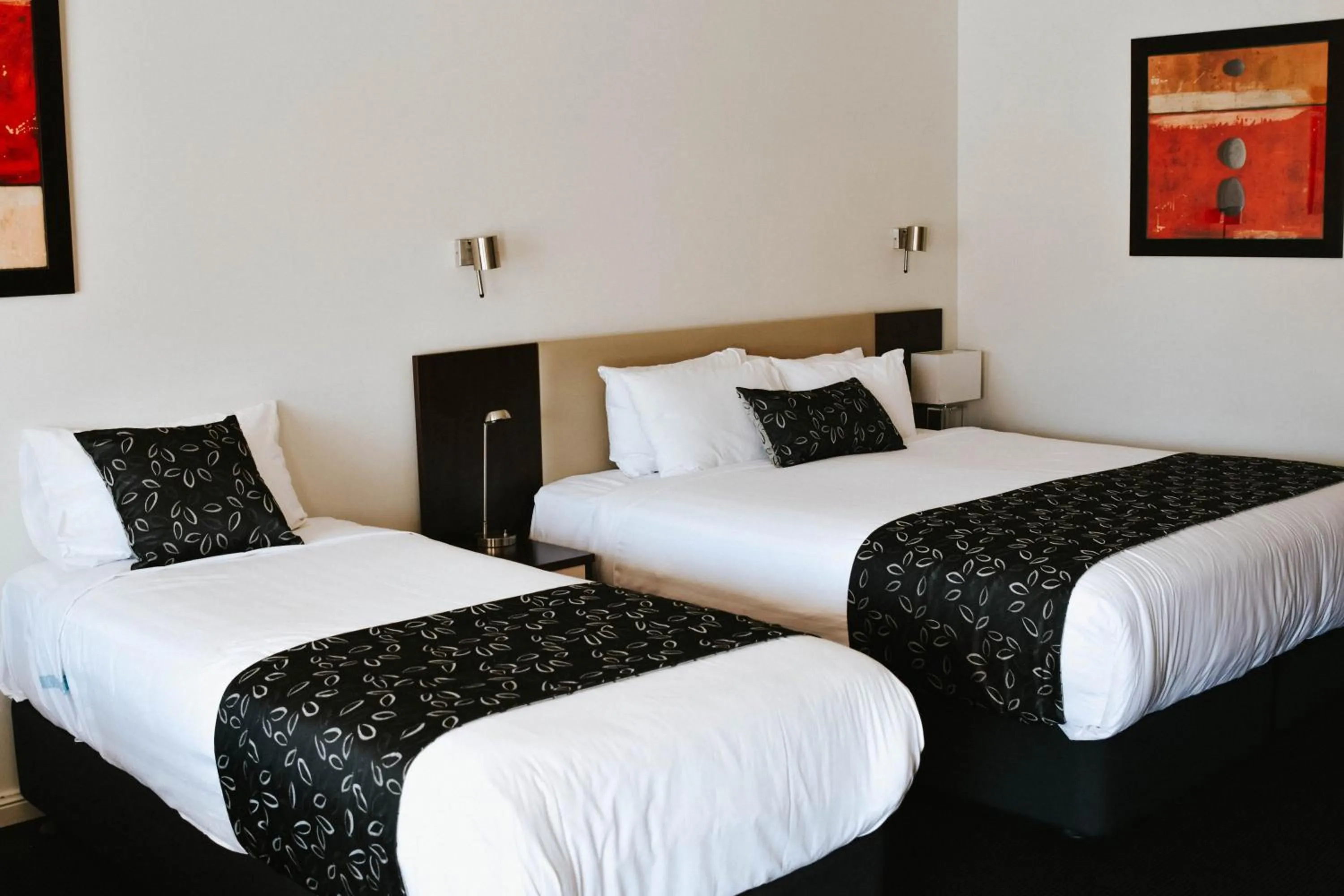 Bedroom, Bed in Charles Sturt Suites & Apartments