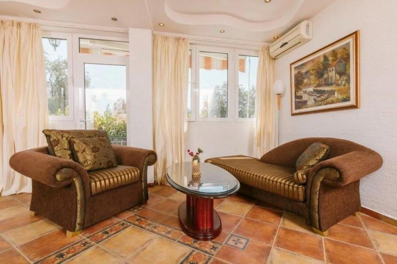 Living room in Monte Perla Residence