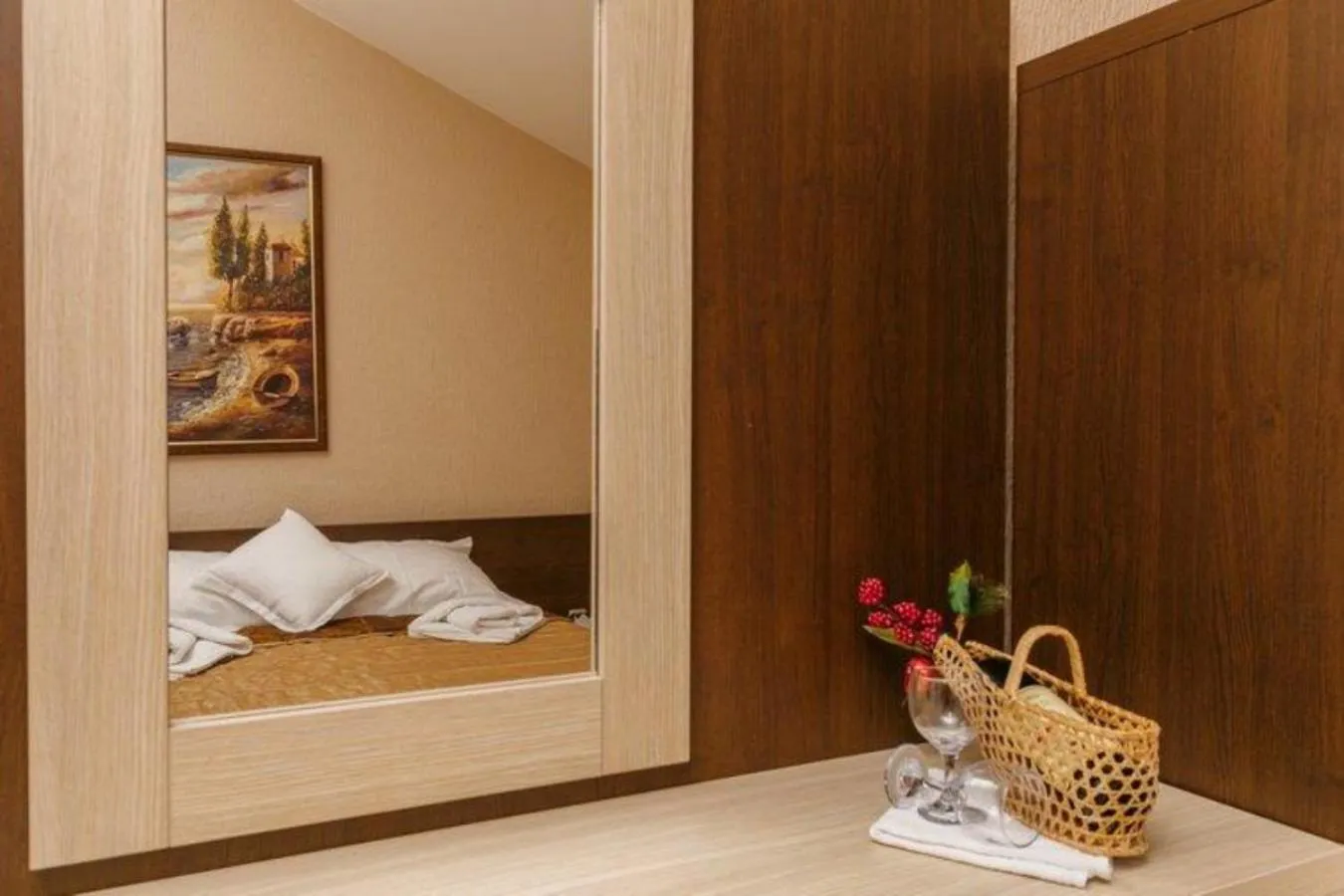 Photo of the whole room, Bed in Monte Perla Residence