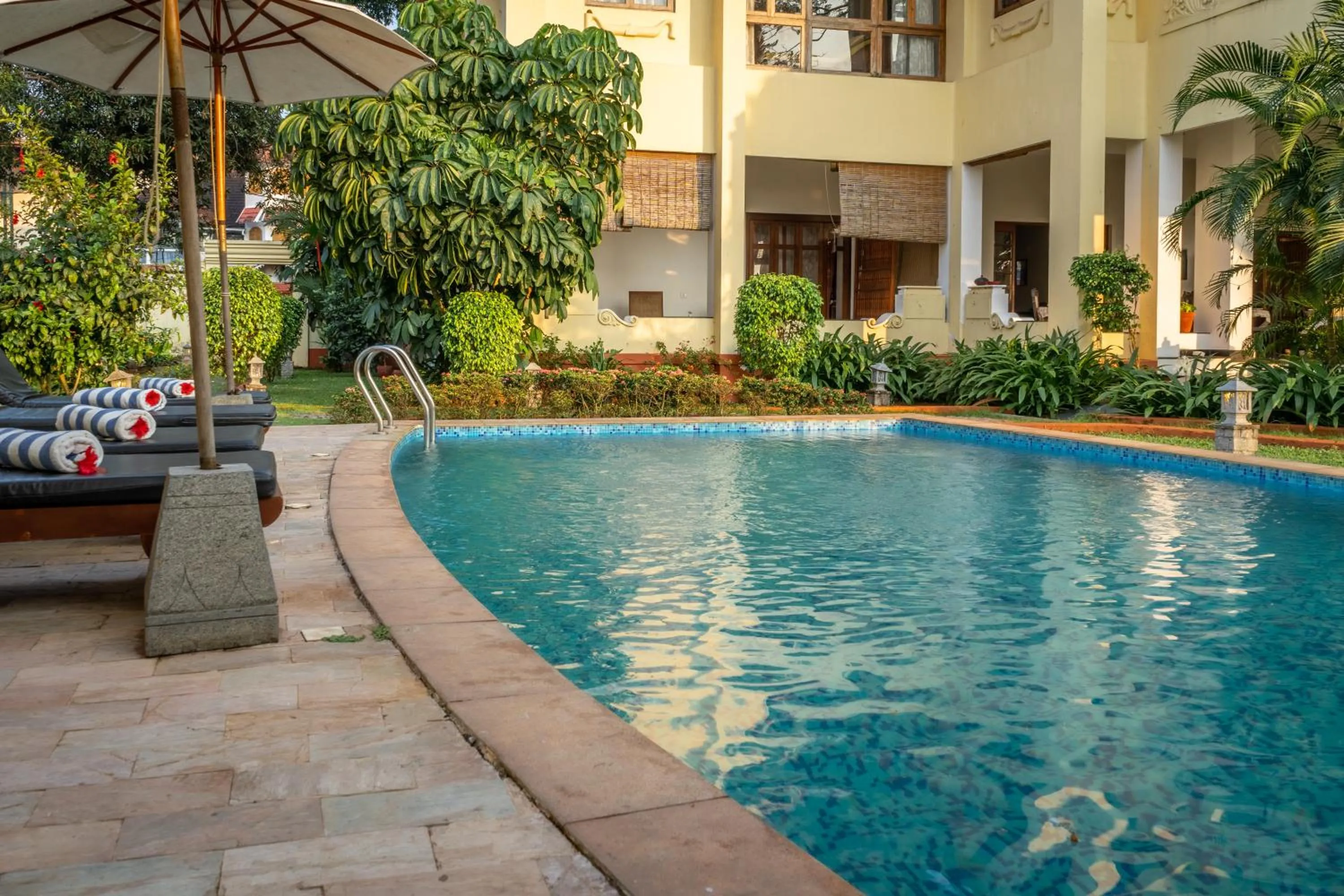Swimming pool in Amritara The Poovath Beachfront Heritage, Fort Kochi