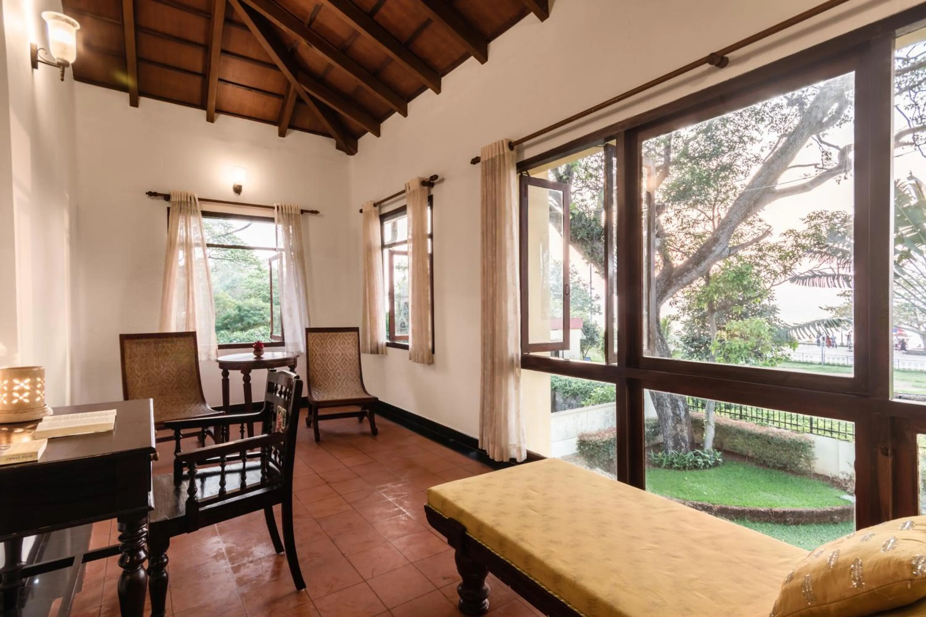 Living room in Amritara The Poovath Beachfront Heritage, Fort Kochi