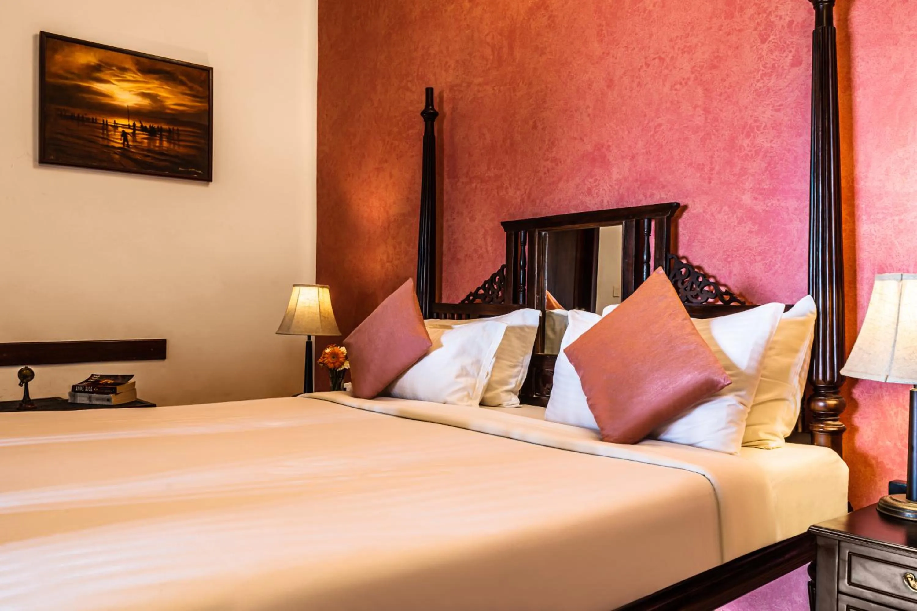 Bedroom, Bed in Amritara The Poovath Beachfront Heritage, Fort Kochi