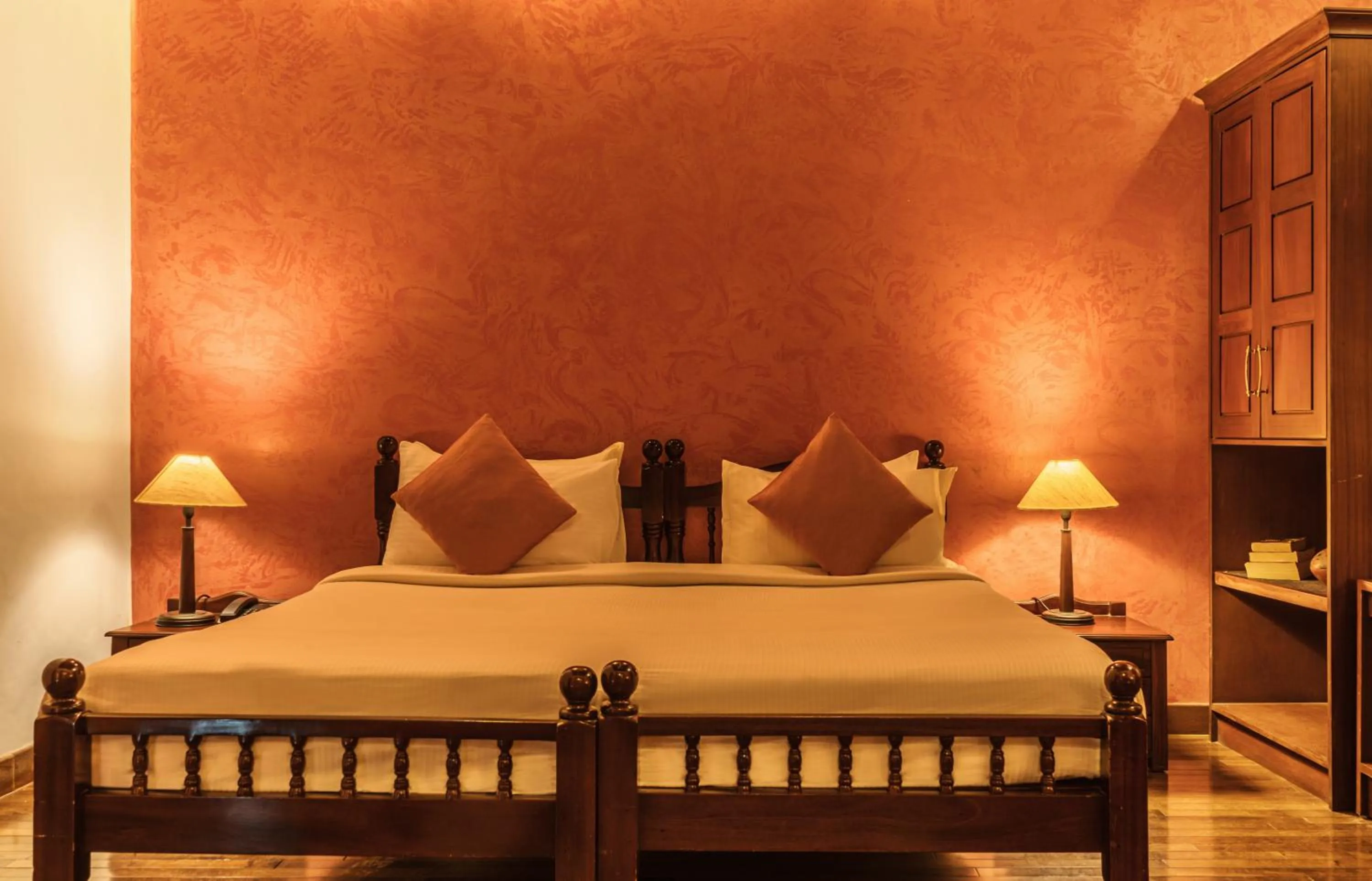 Bedroom, Bed in Amritara The Poovath Beachfront Heritage, Fort Kochi