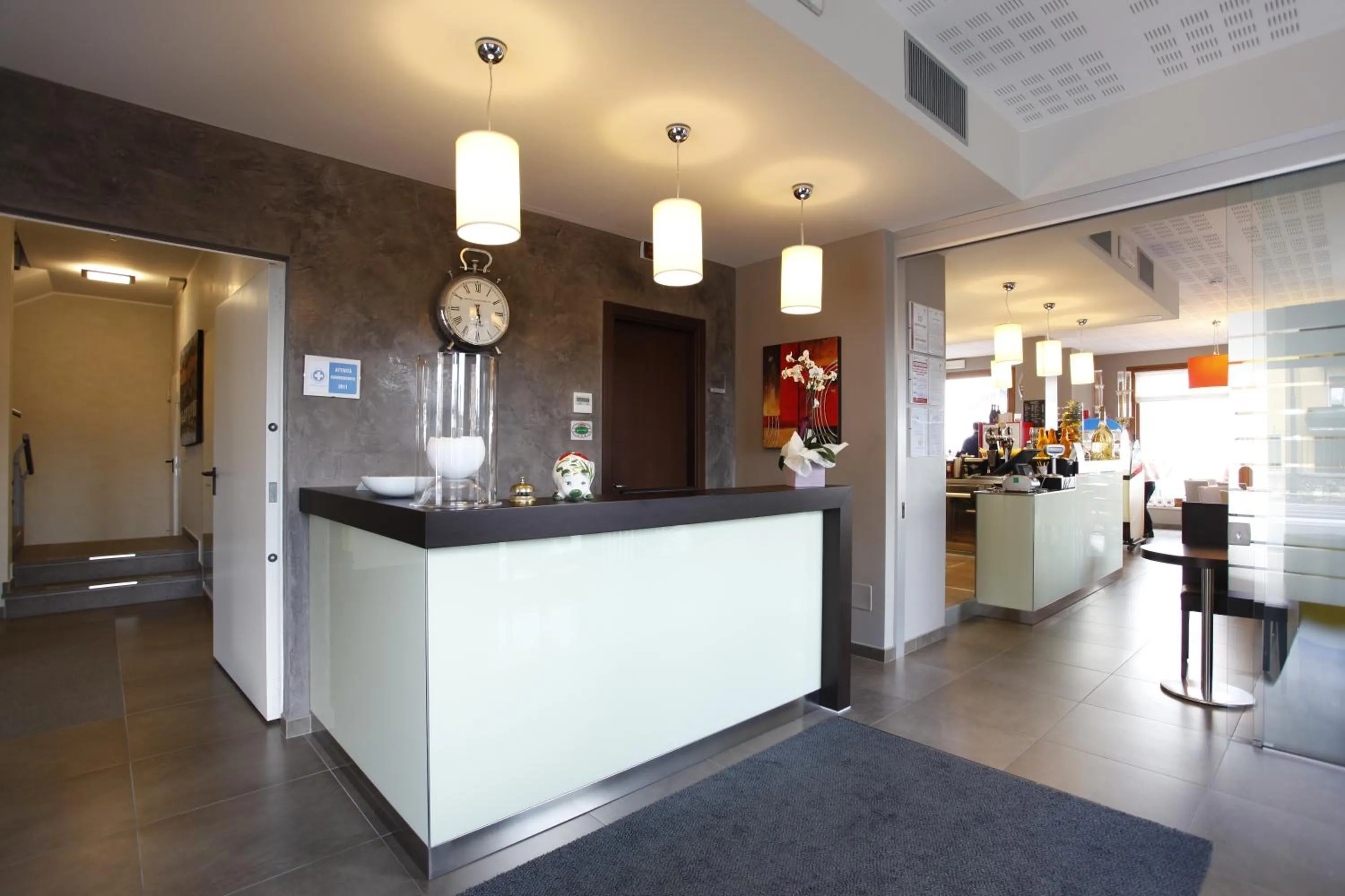 Lobby or reception in Hotel Lido