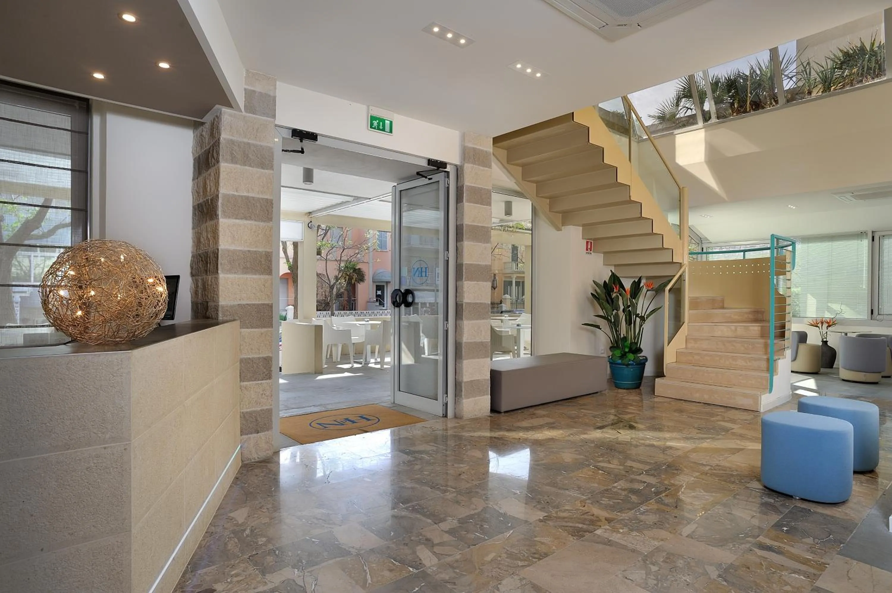 Lobby or reception in Hotel delle Nazioni