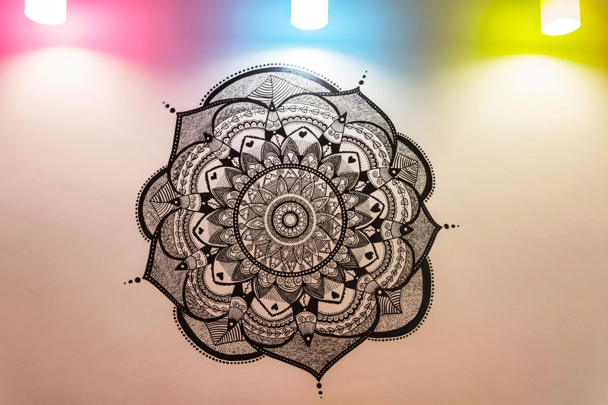 Decorative detail in Bubble Hostel