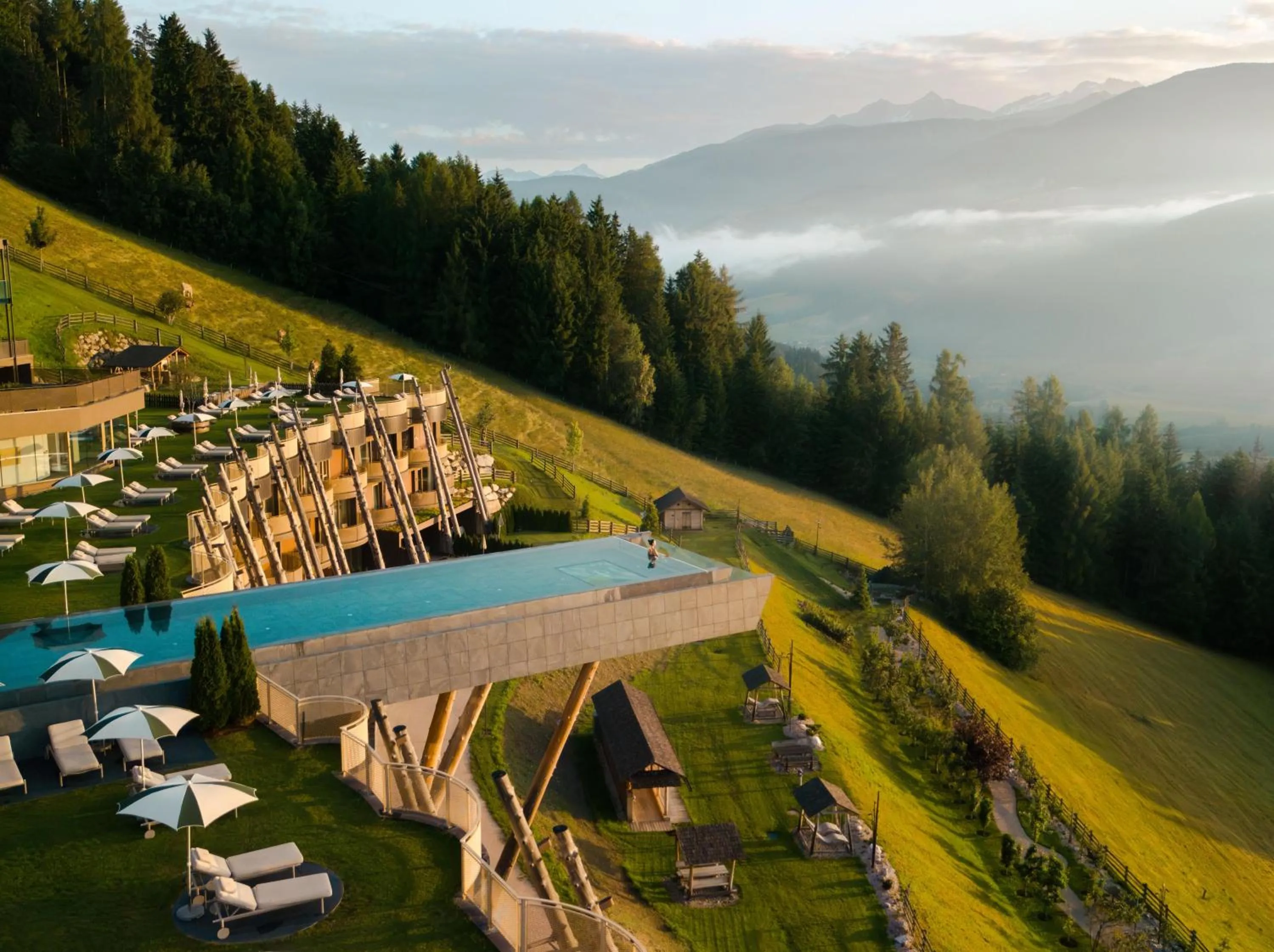 Swimming pool in Hotel Hubertus