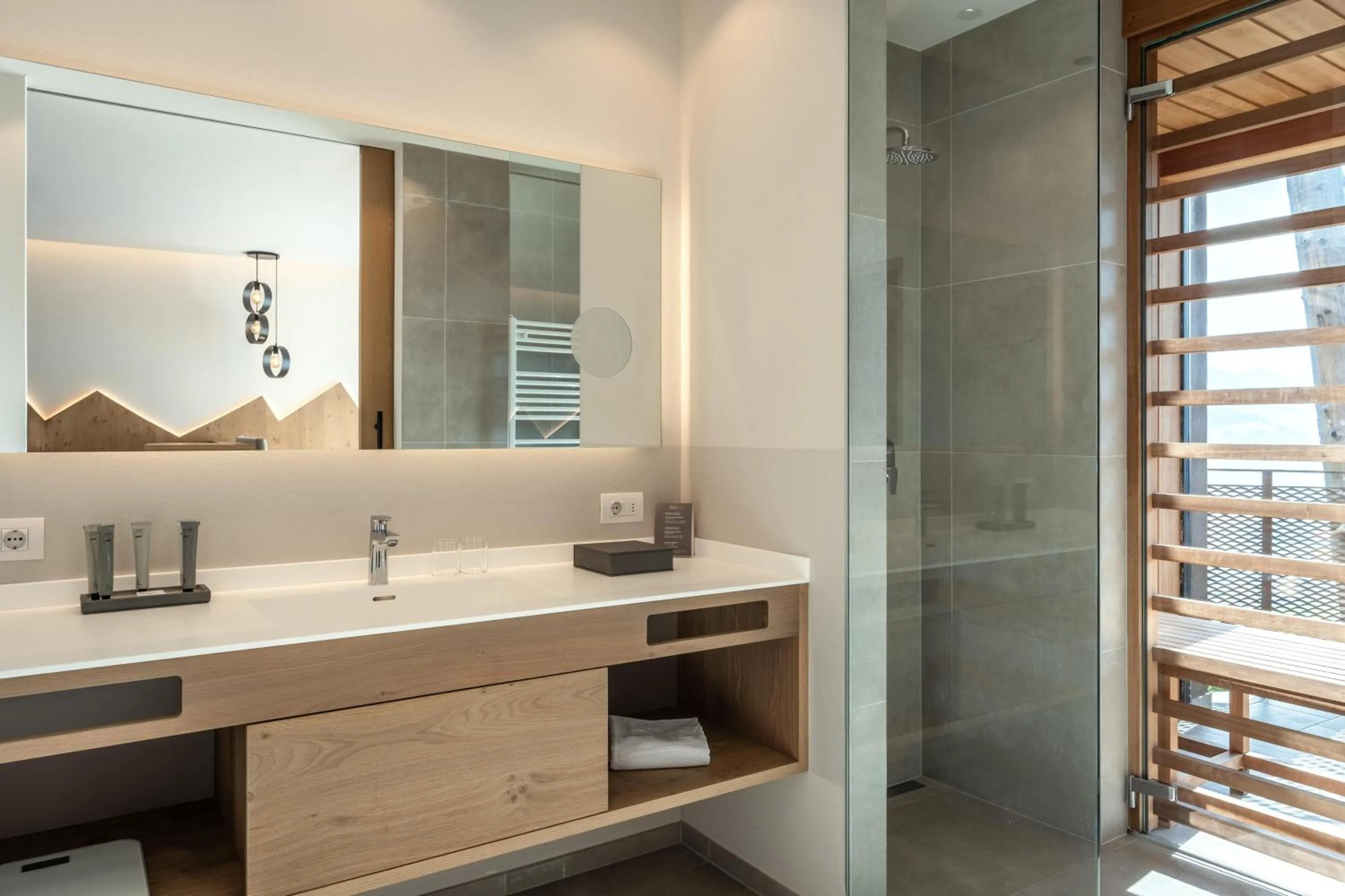 Bathroom in Hotel Hubertus