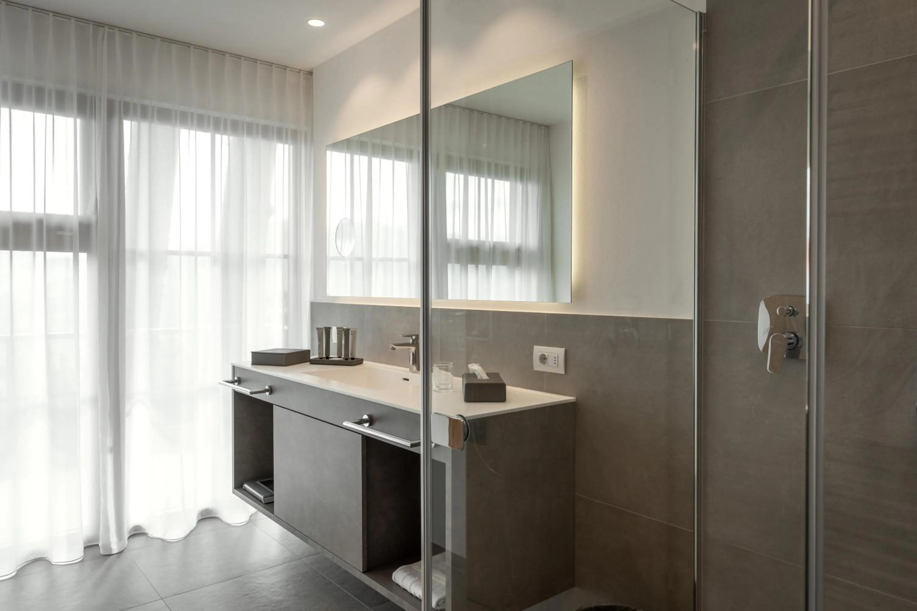 Bathroom in Hotel Hubertus