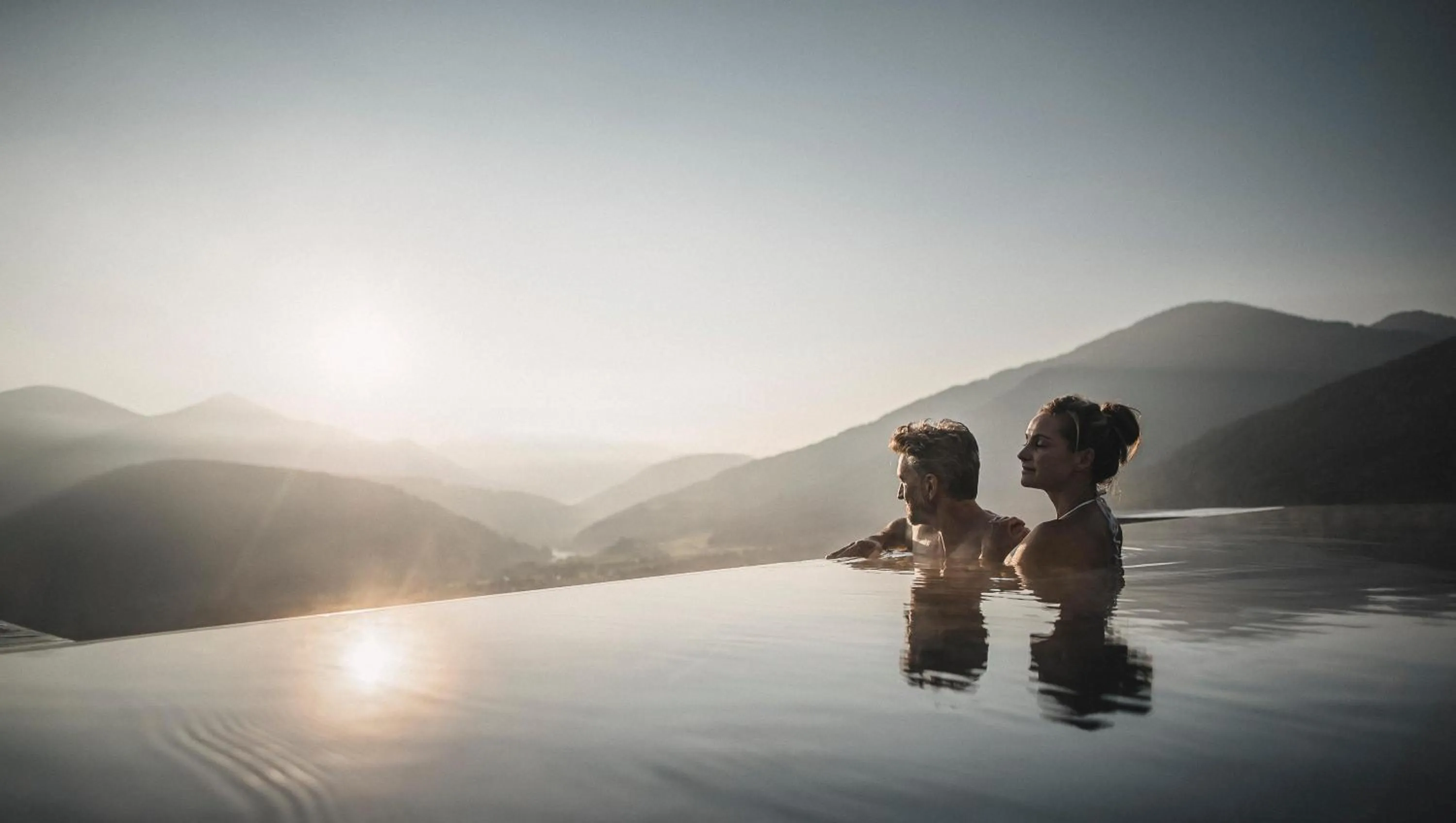 Swimming pool in Hotel Hubertus