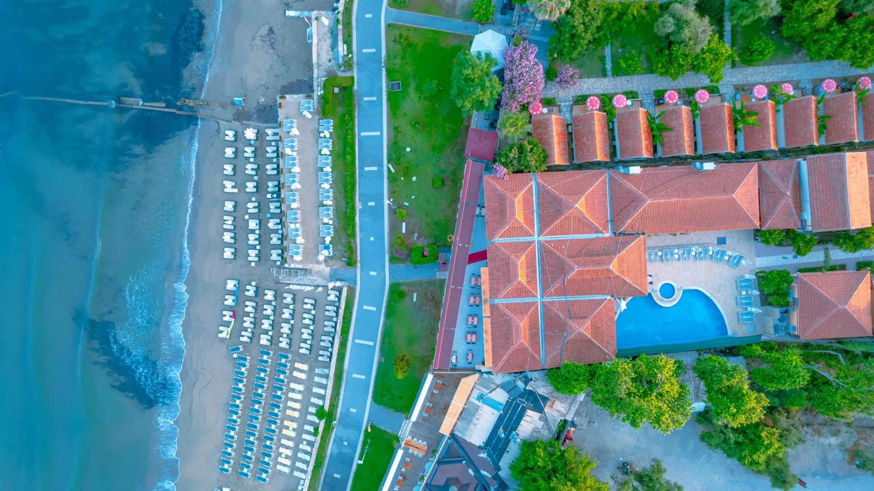 Bird's eye view in Ozlem Garden Hotel