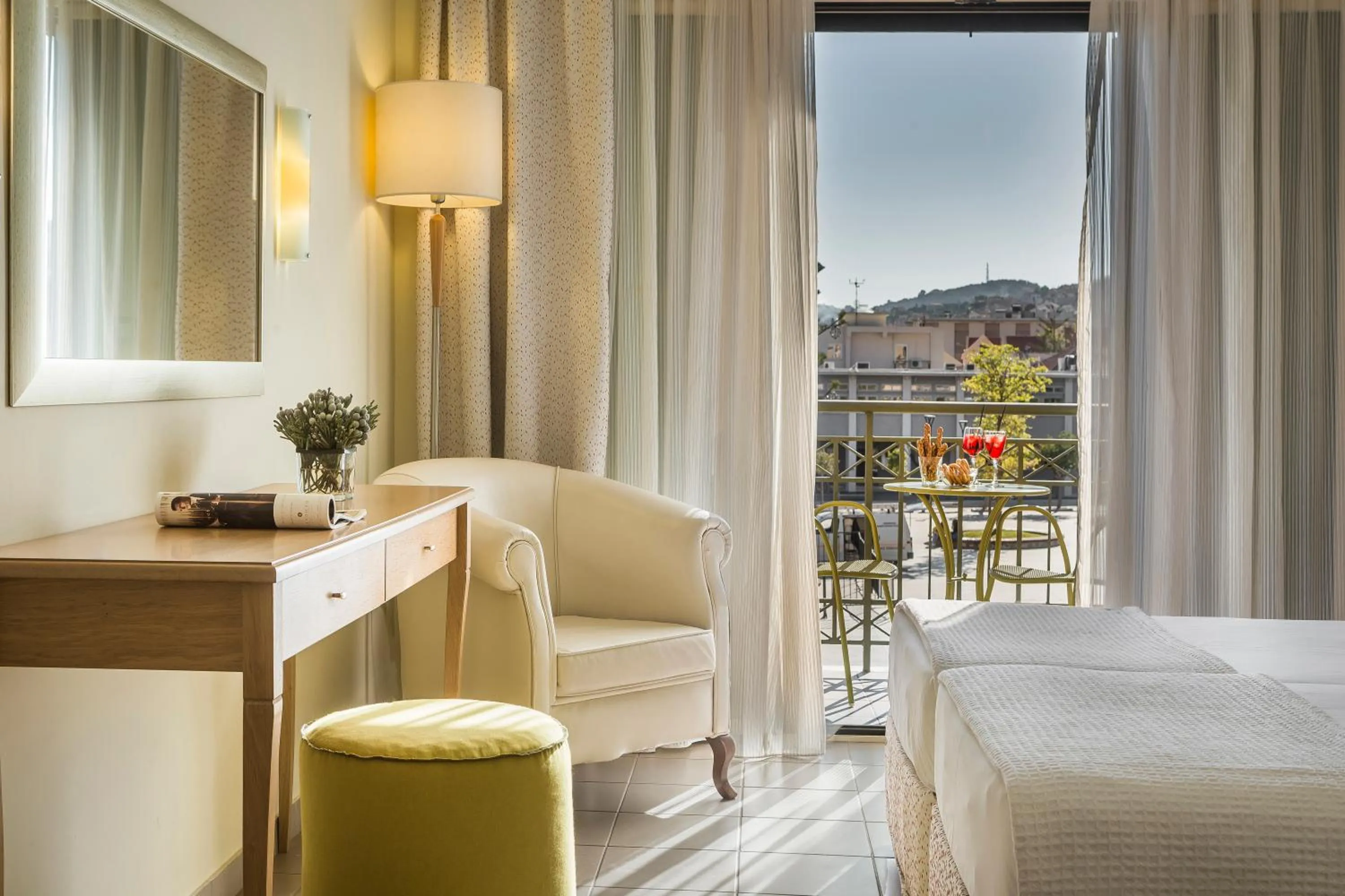 Balcony/Terrace in Ionian Plaza Hotel & Spa