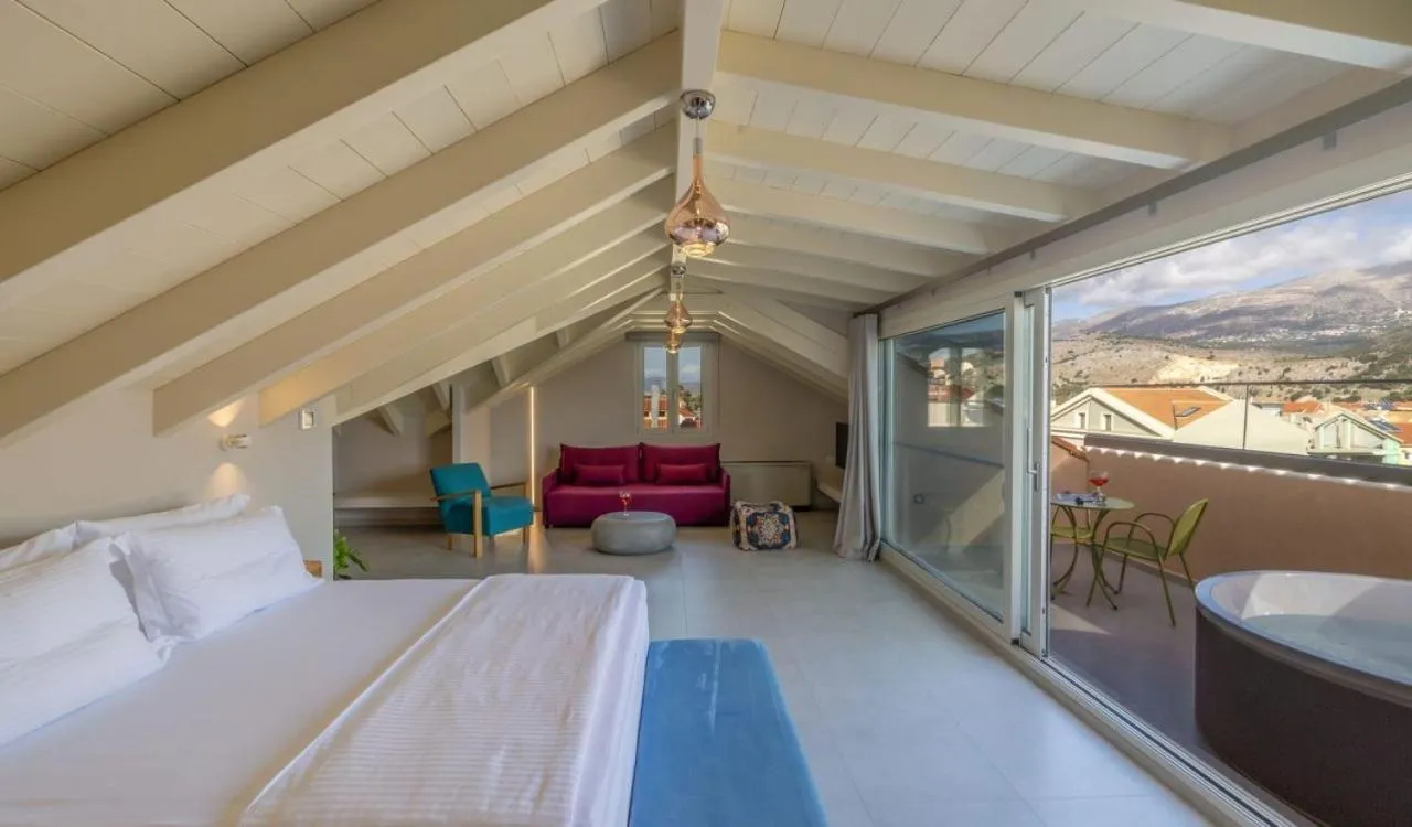 Bedroom in Ionian Plaza Hotel & Spa