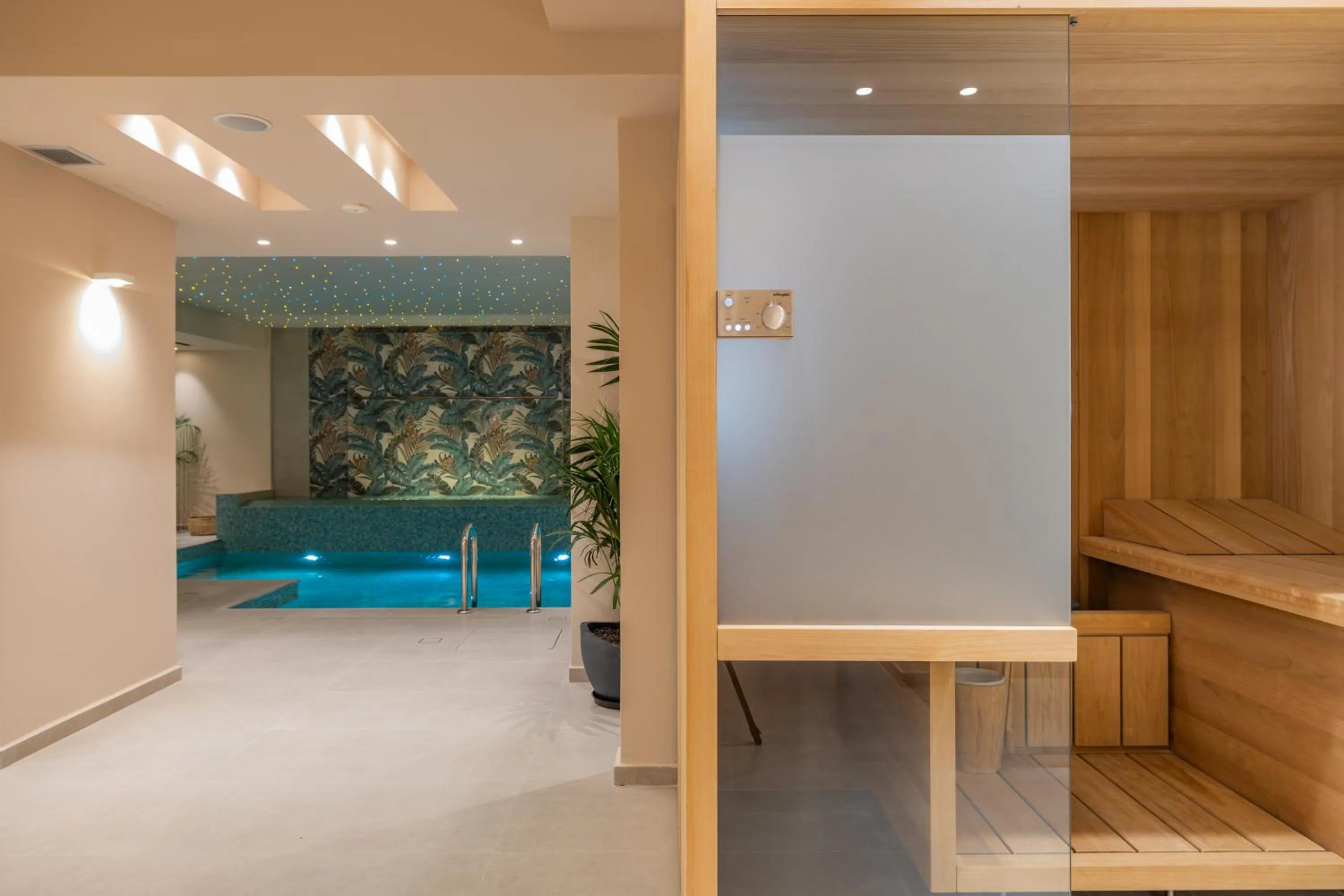 Sauna in Ionian Plaza Hotel & Spa