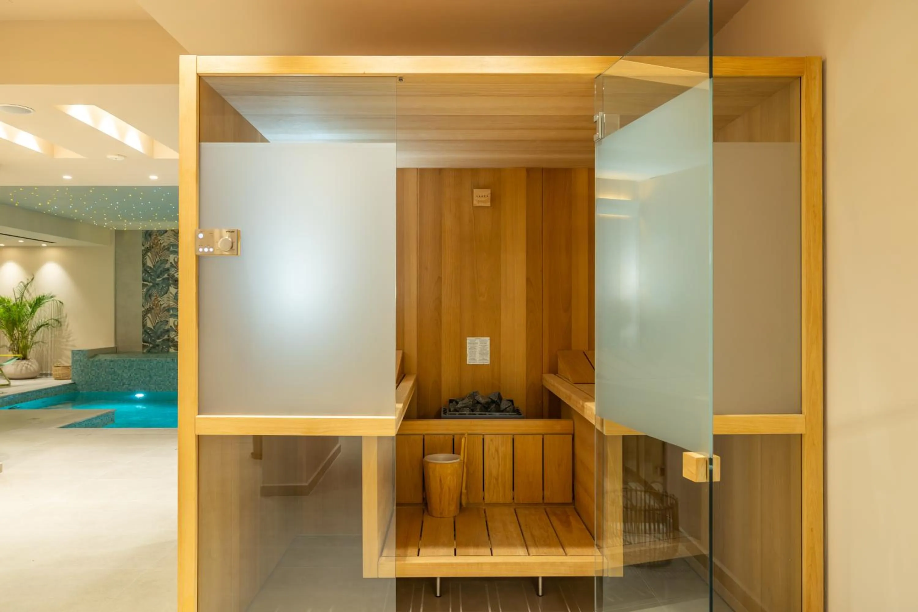 Sauna in Ionian Plaza Hotel & Spa