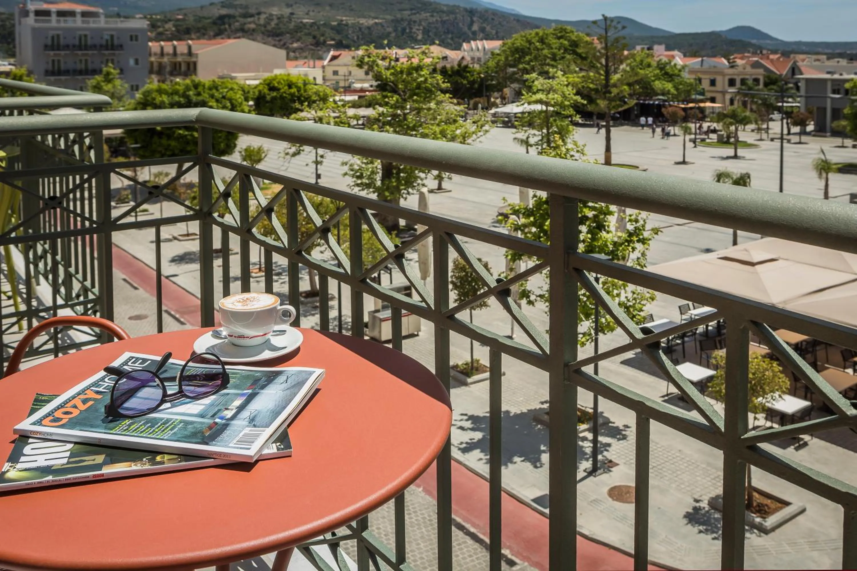Balcony/Terrace in Ionian Plaza Hotel & Spa