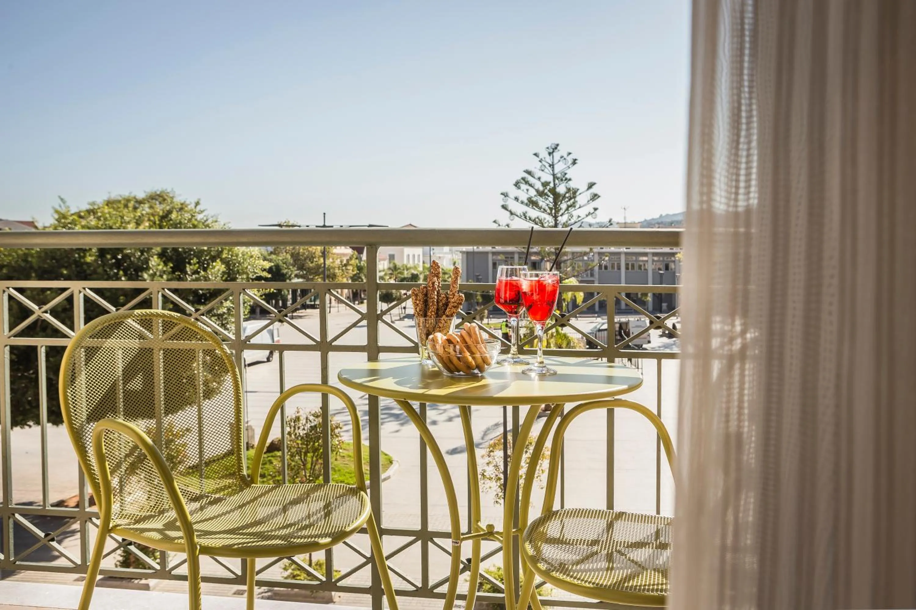 Balcony/Terrace in Ionian Plaza Hotel & Spa