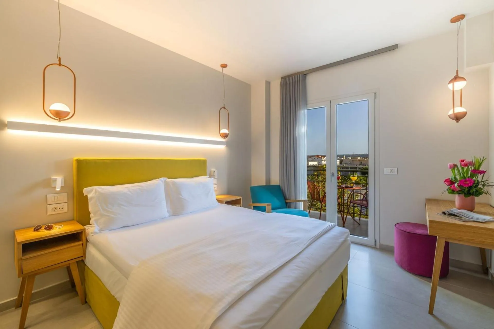 Bedroom in Ionian Plaza Hotel & Spa