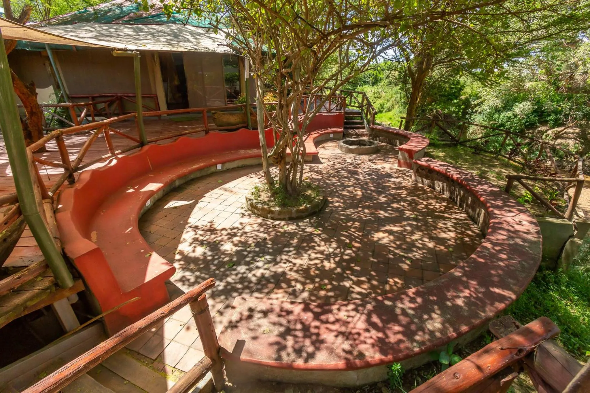 Patio in PrideInn Mara Camp & Cottages
