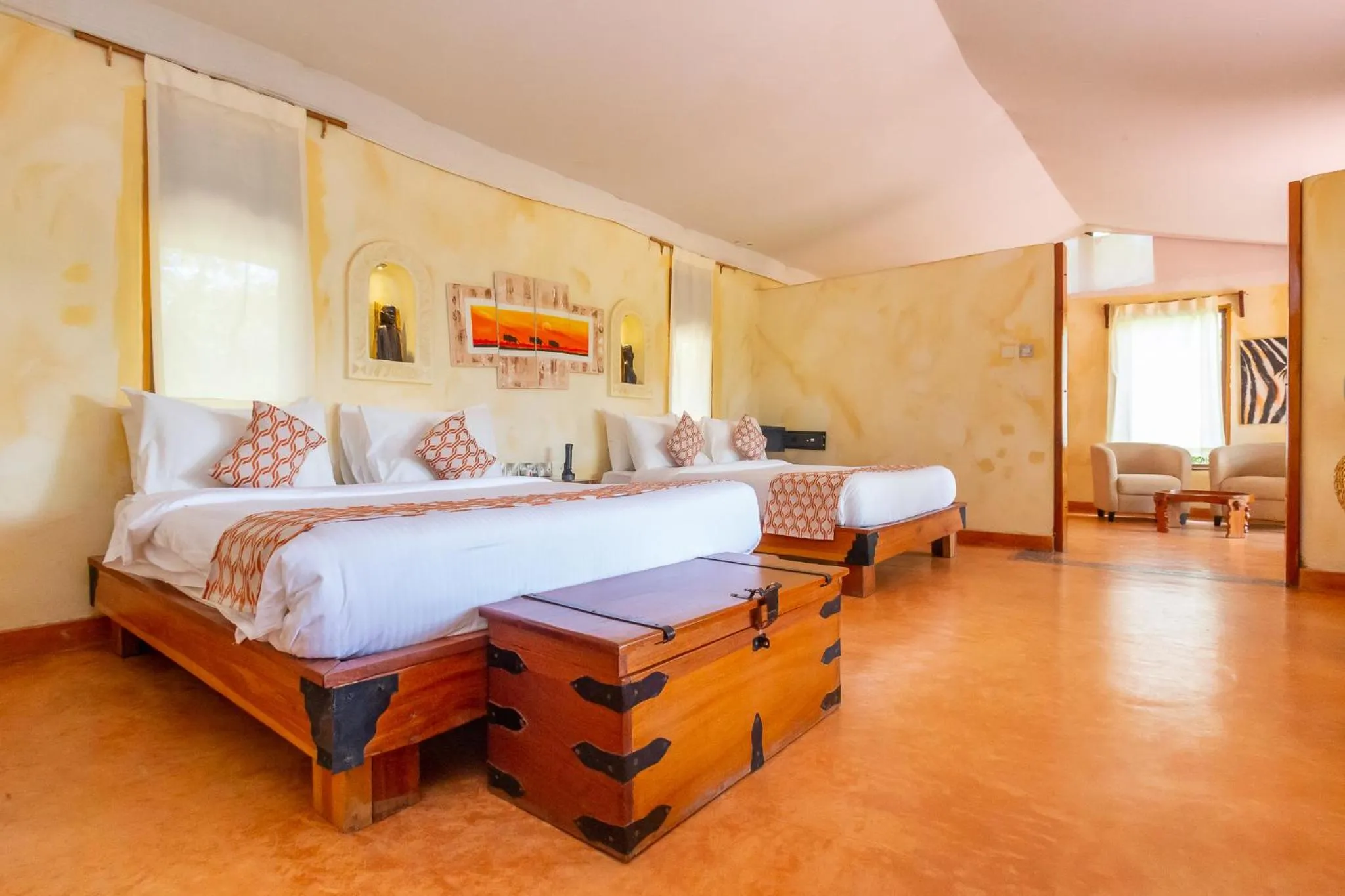 Bed in PrideInn Mara Camp & Cottages