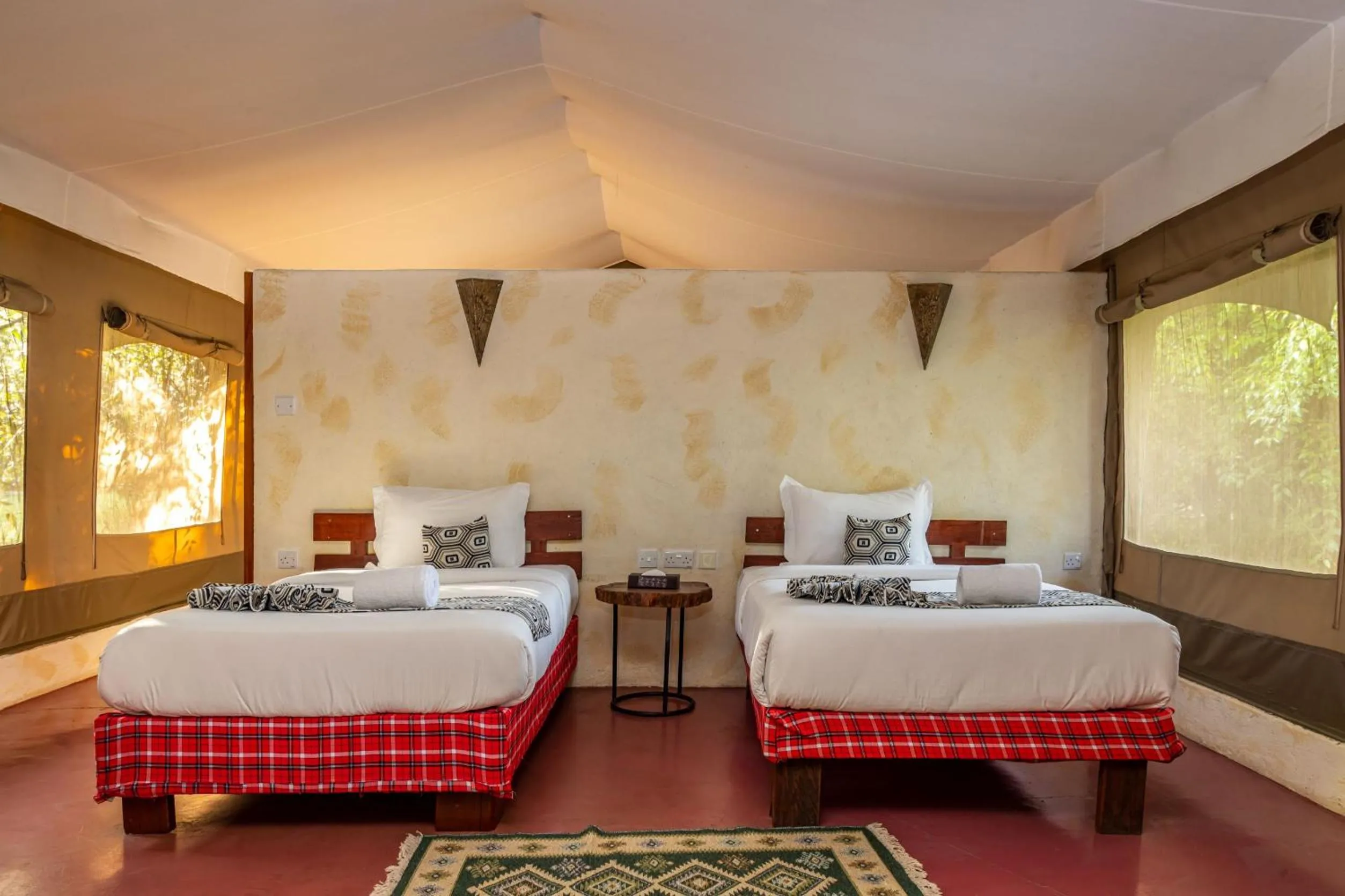 Bed in PrideInn Mara Camp & Cottages