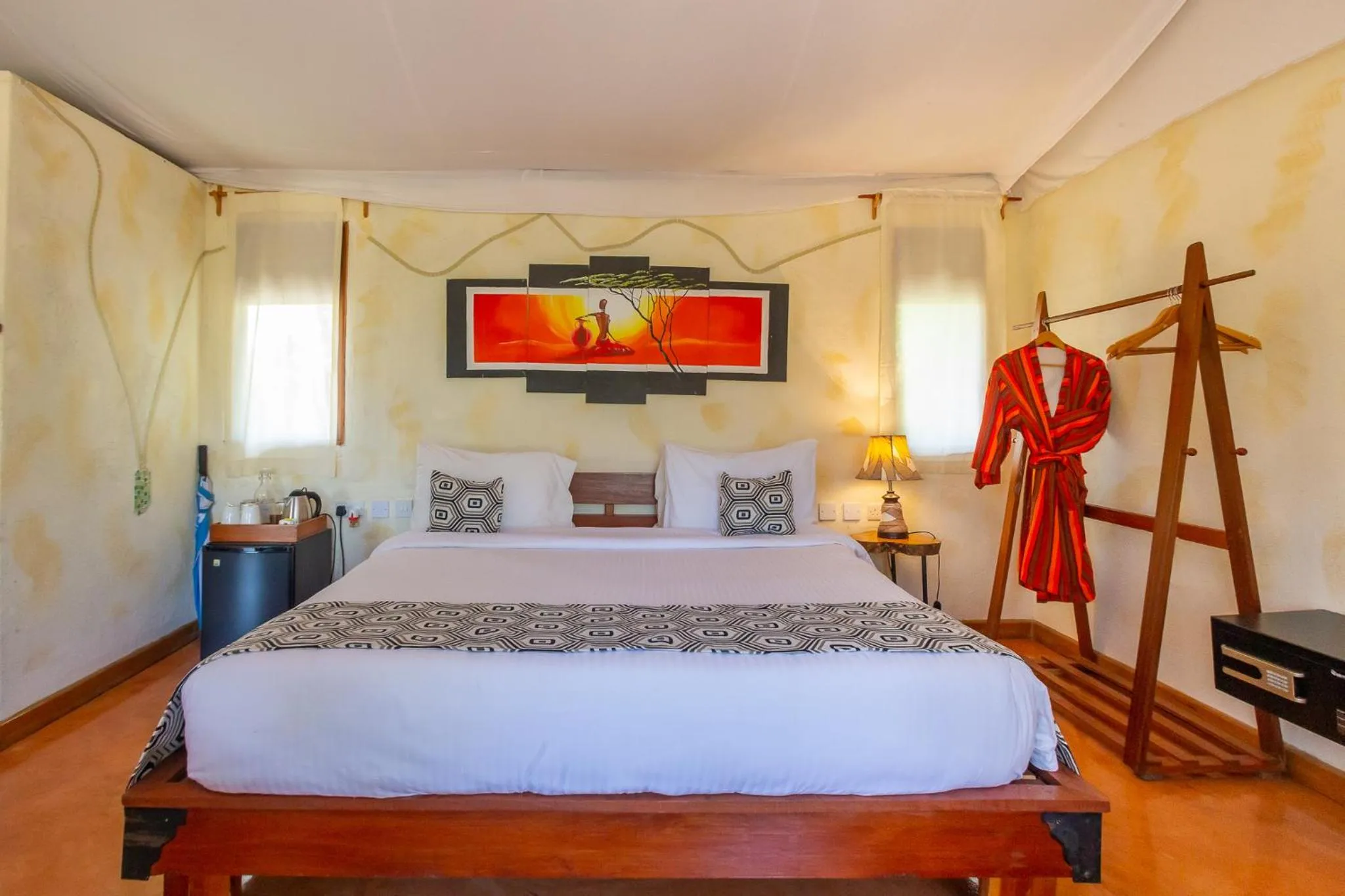 Bed in PrideInn Mara Camp & Cottages