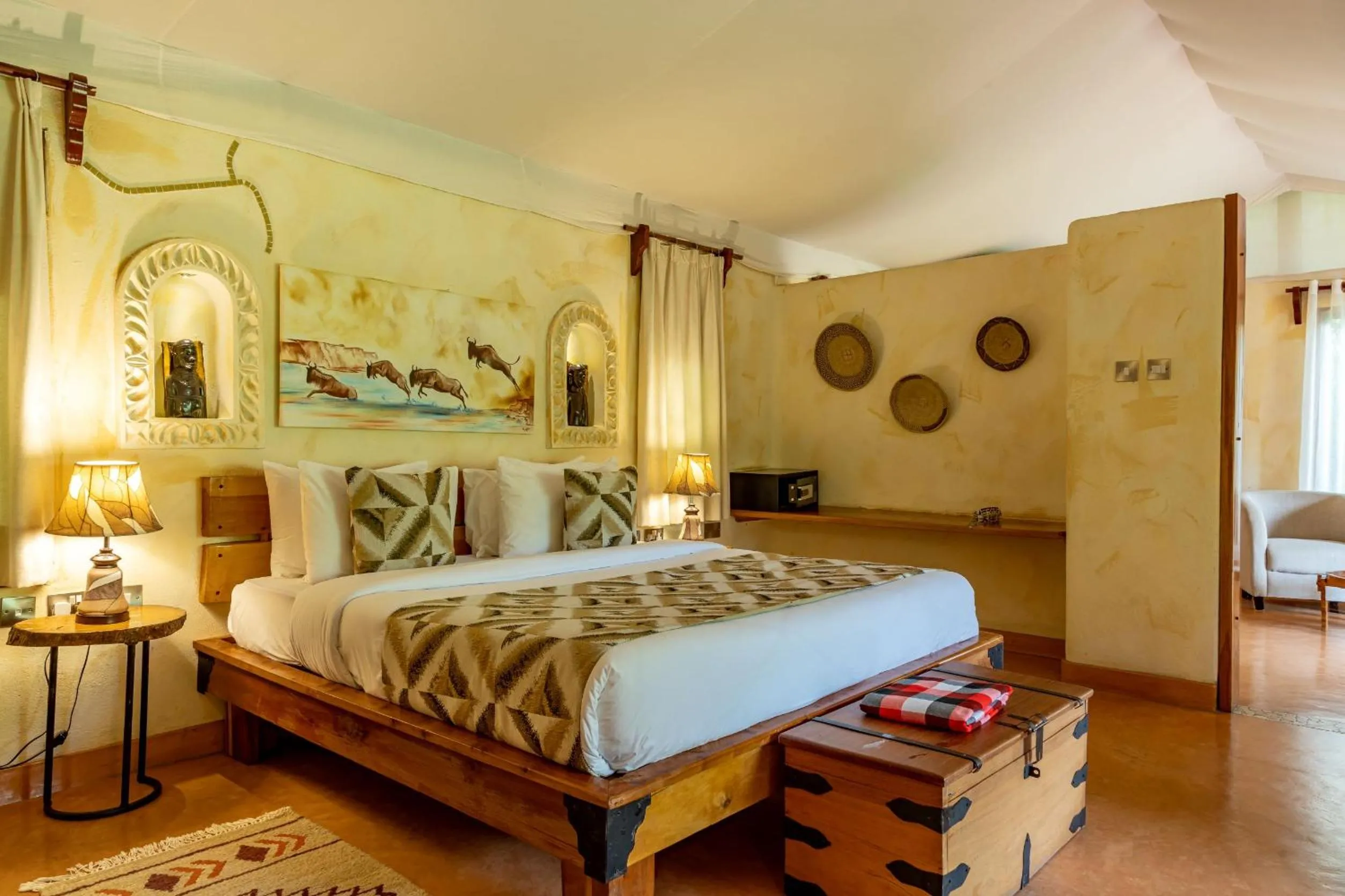 Bed in PrideInn Mara Camp & Cottages