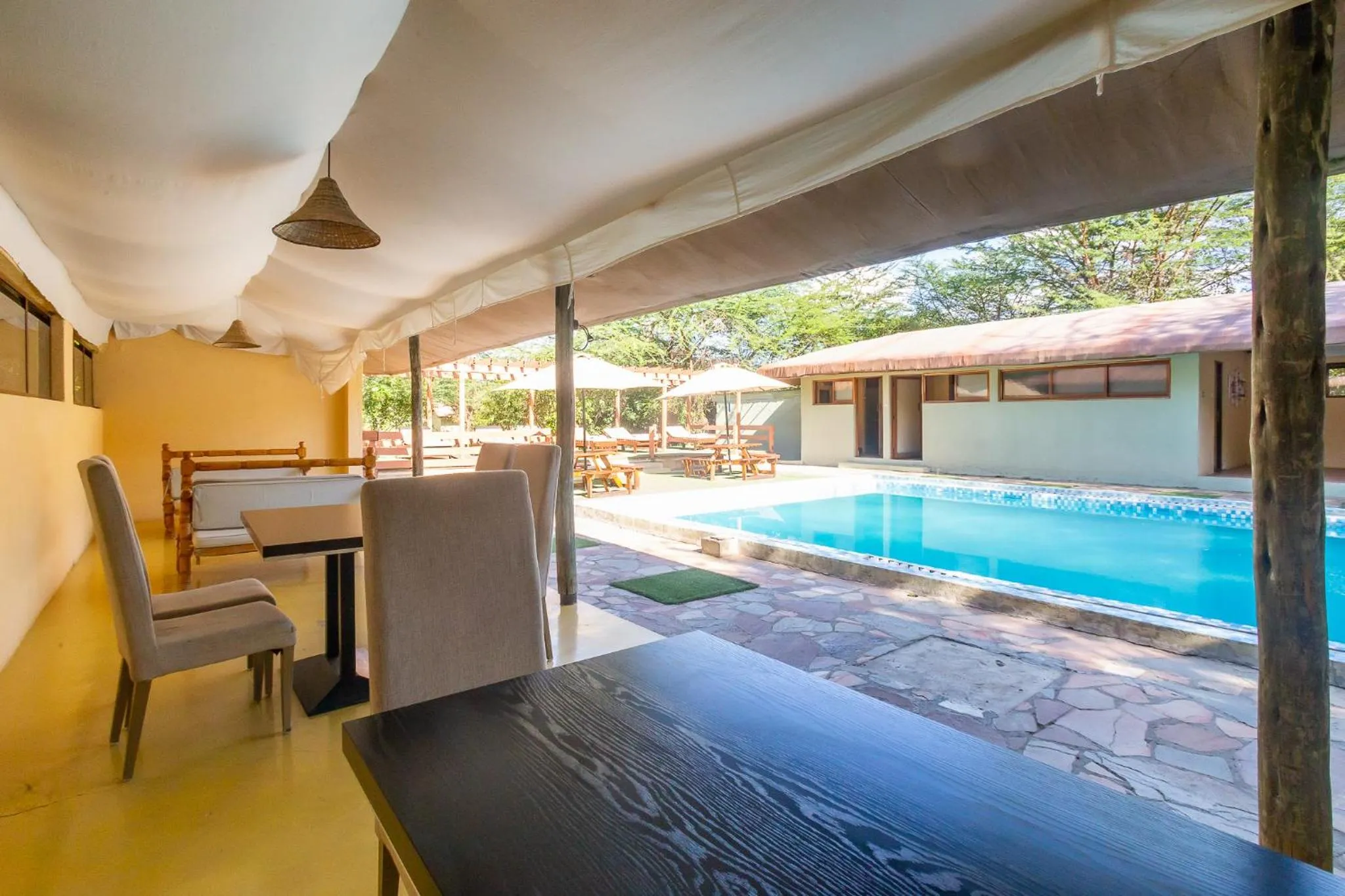 Swimming pool in PrideInn Mara Camp & Cottages