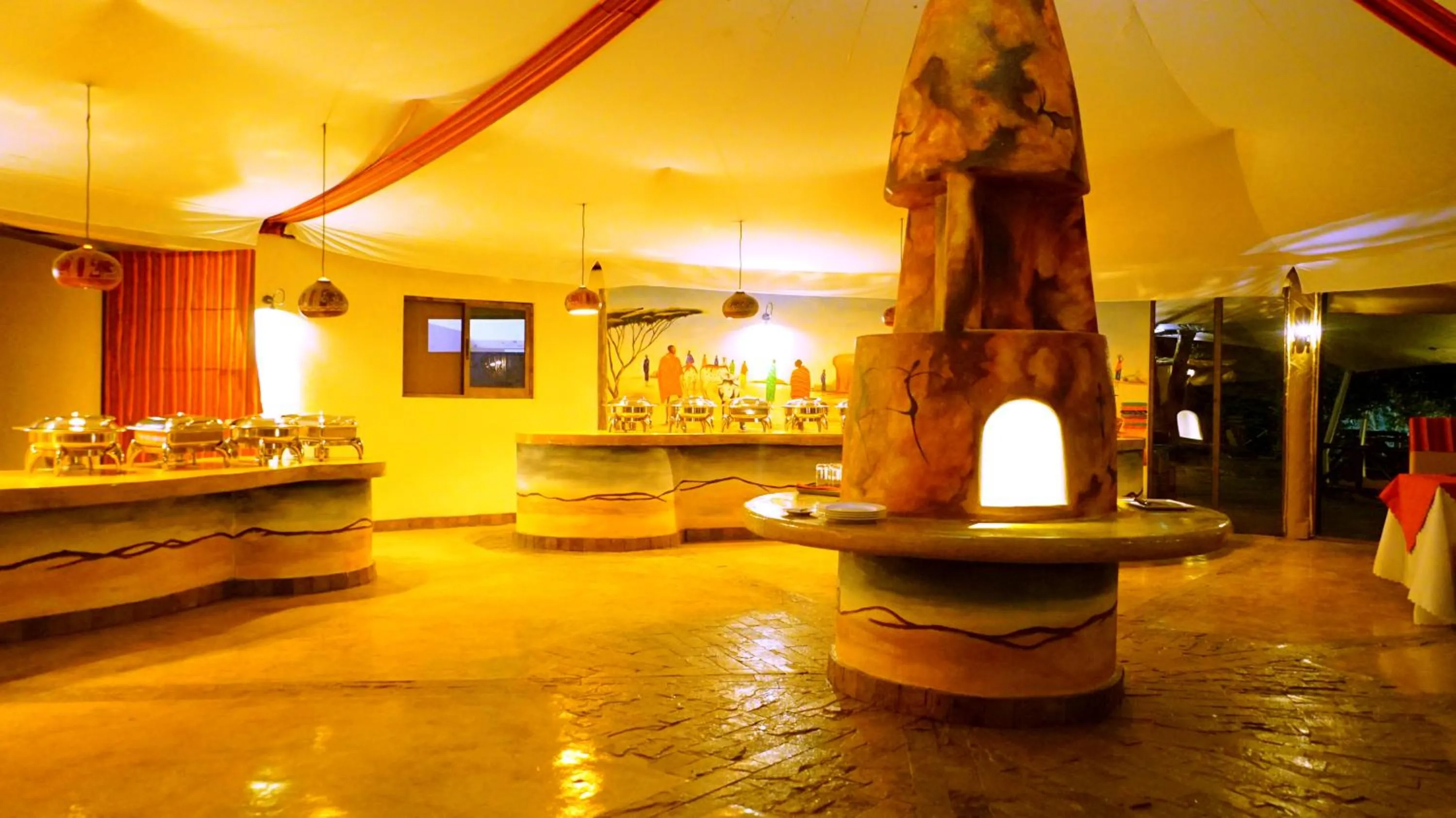 Restaurant/places to eat in PrideInn Mara Camp & Cottages