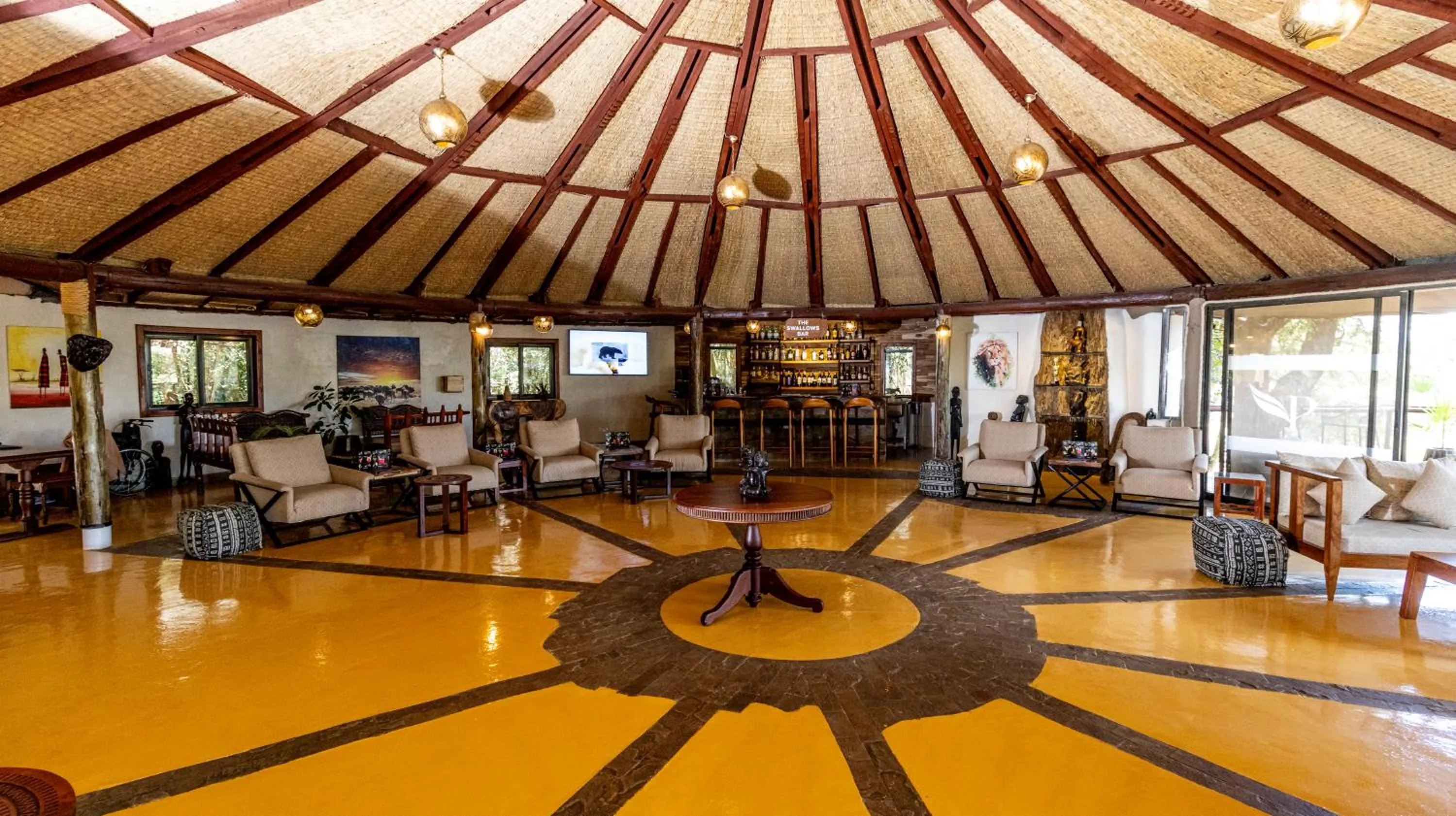 Lobby or reception in PrideInn Mara Camp & Cottages