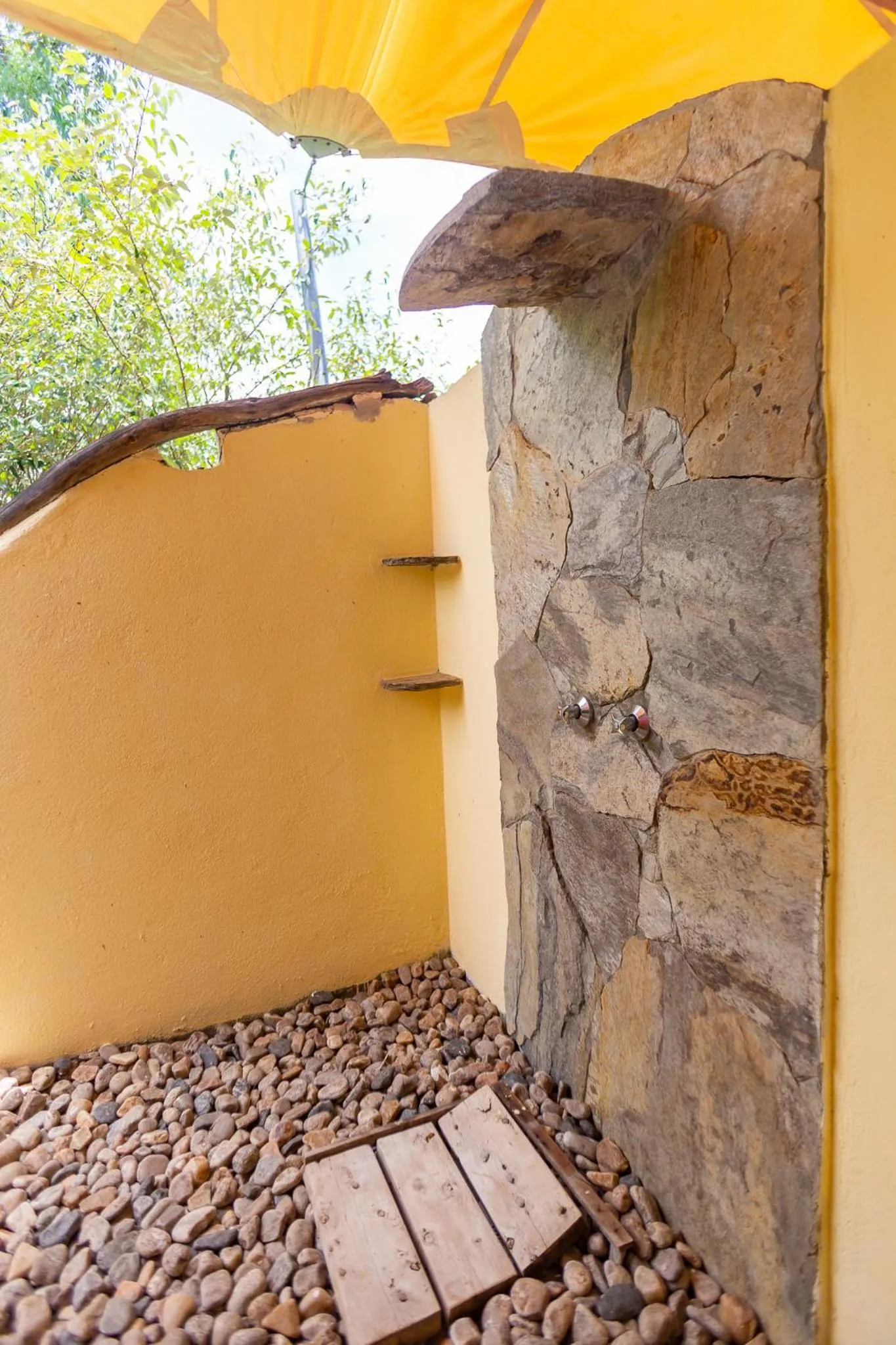 Shower in PrideInn Mara Camp & Cottages