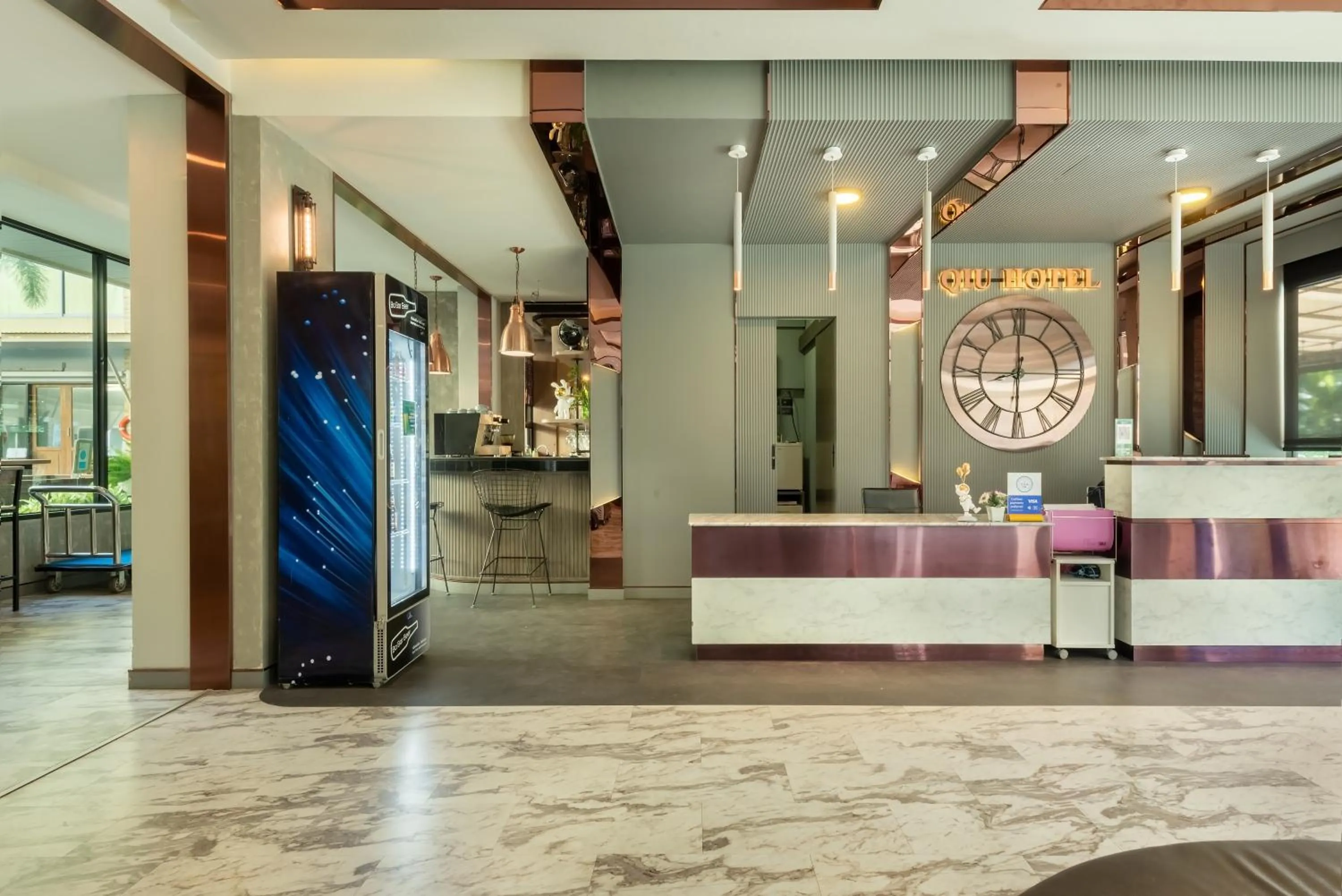 Lobby or reception in Qiu Hotel Sukhumvit - BTS On Nut Station