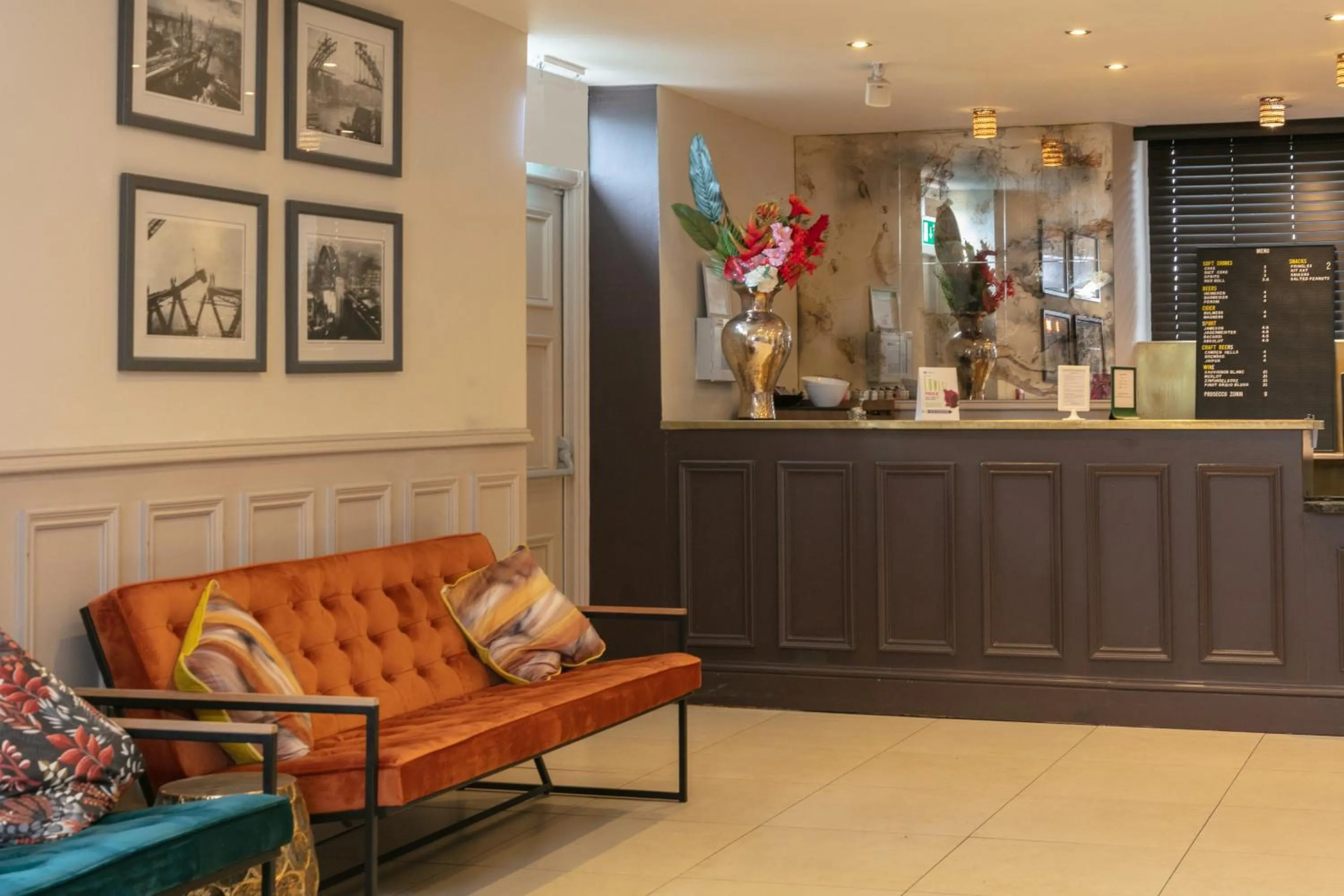 Seating area in Hotel Balmoral