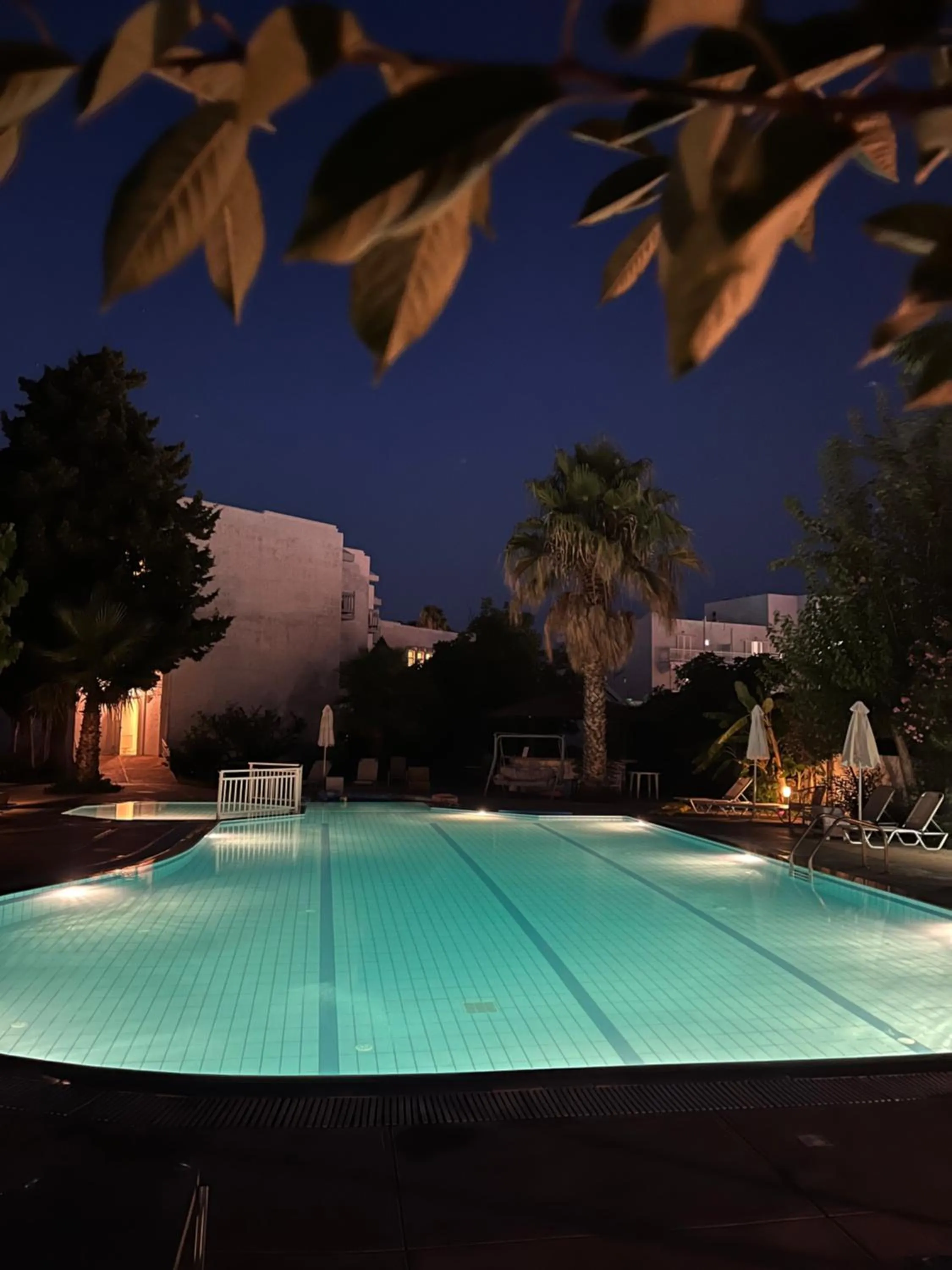 Swimming pool in Theodorou Beach Hotel Apartments