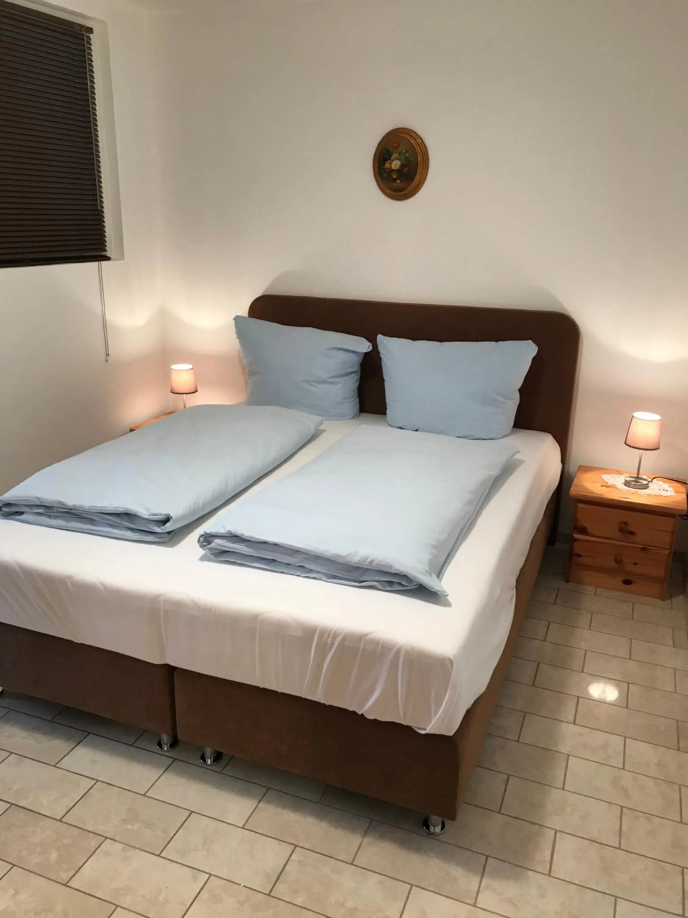 Bed in Stadt Apartment