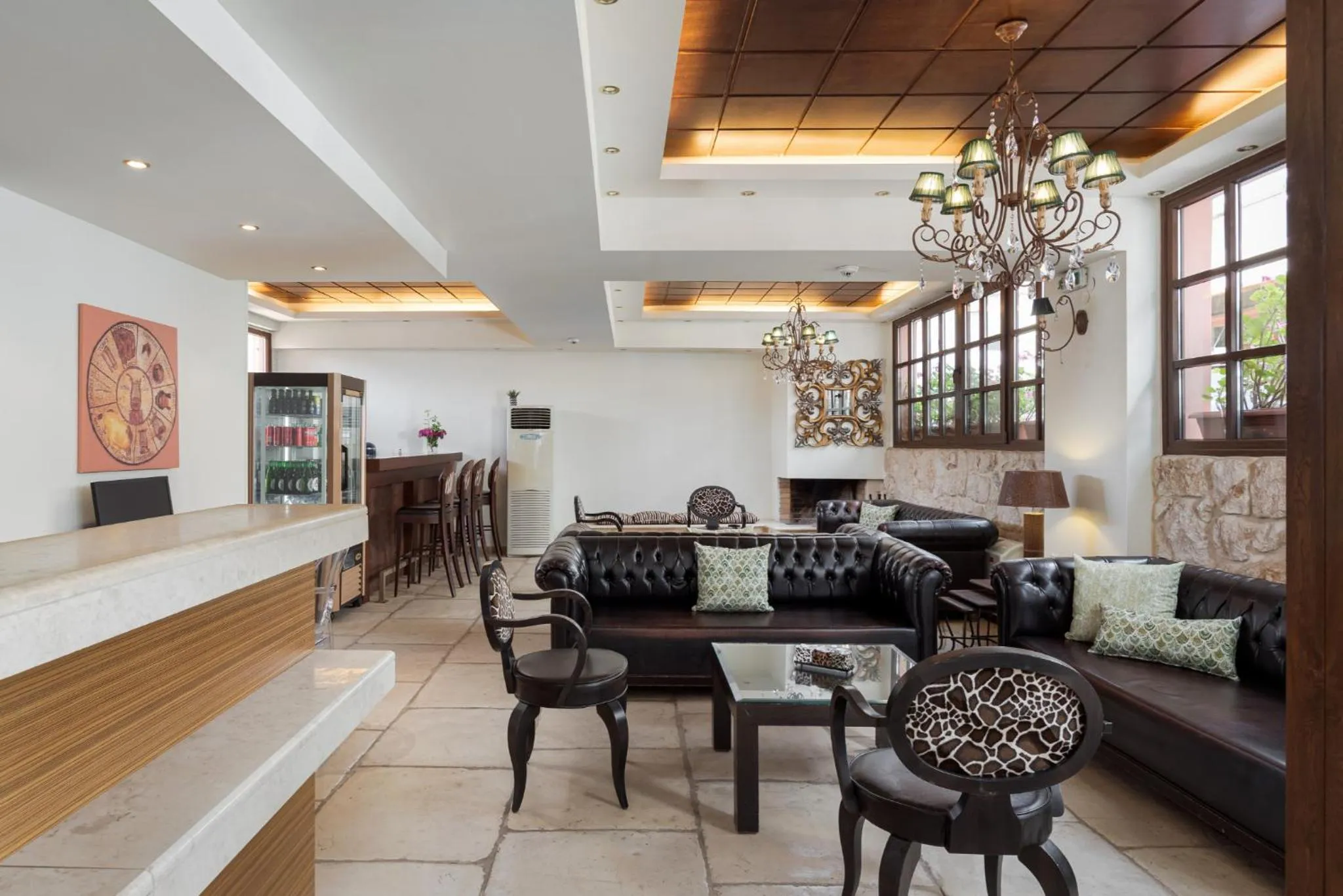 Lobby or reception in Hotel Leto Delphi