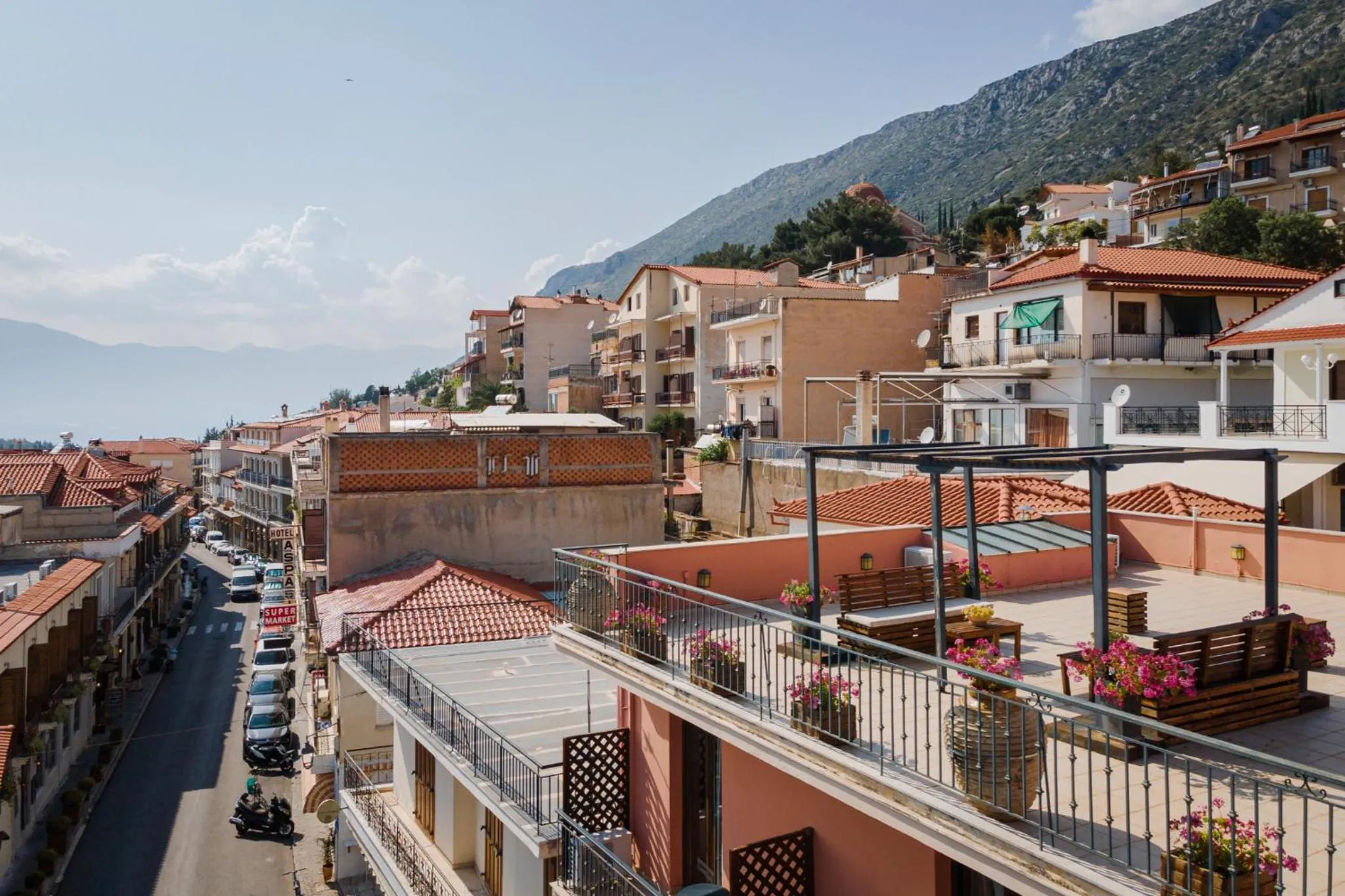 Property building in Hotel Leto Delphi