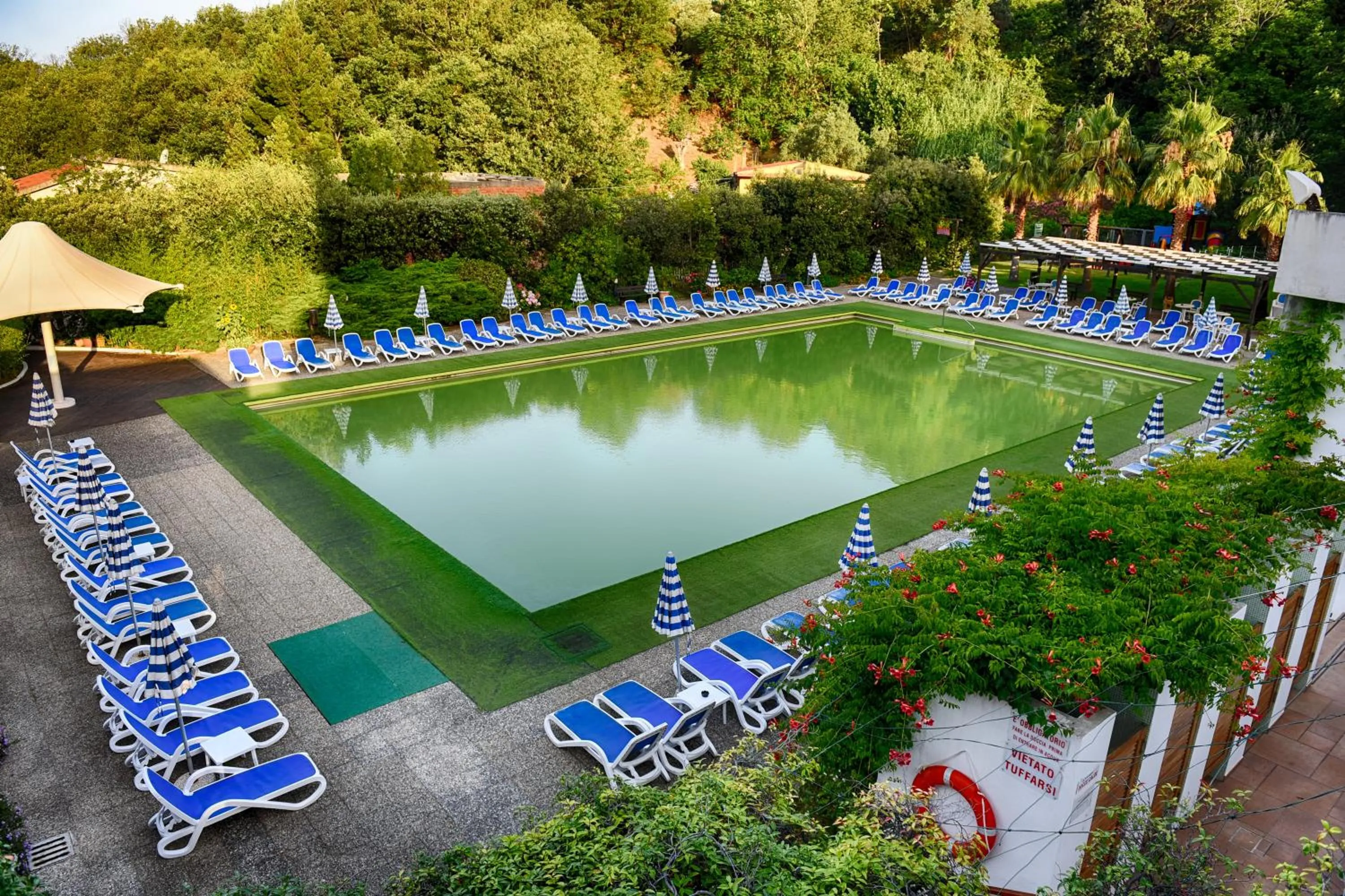 Swimming pool in Grand Hotel Delle Terme
