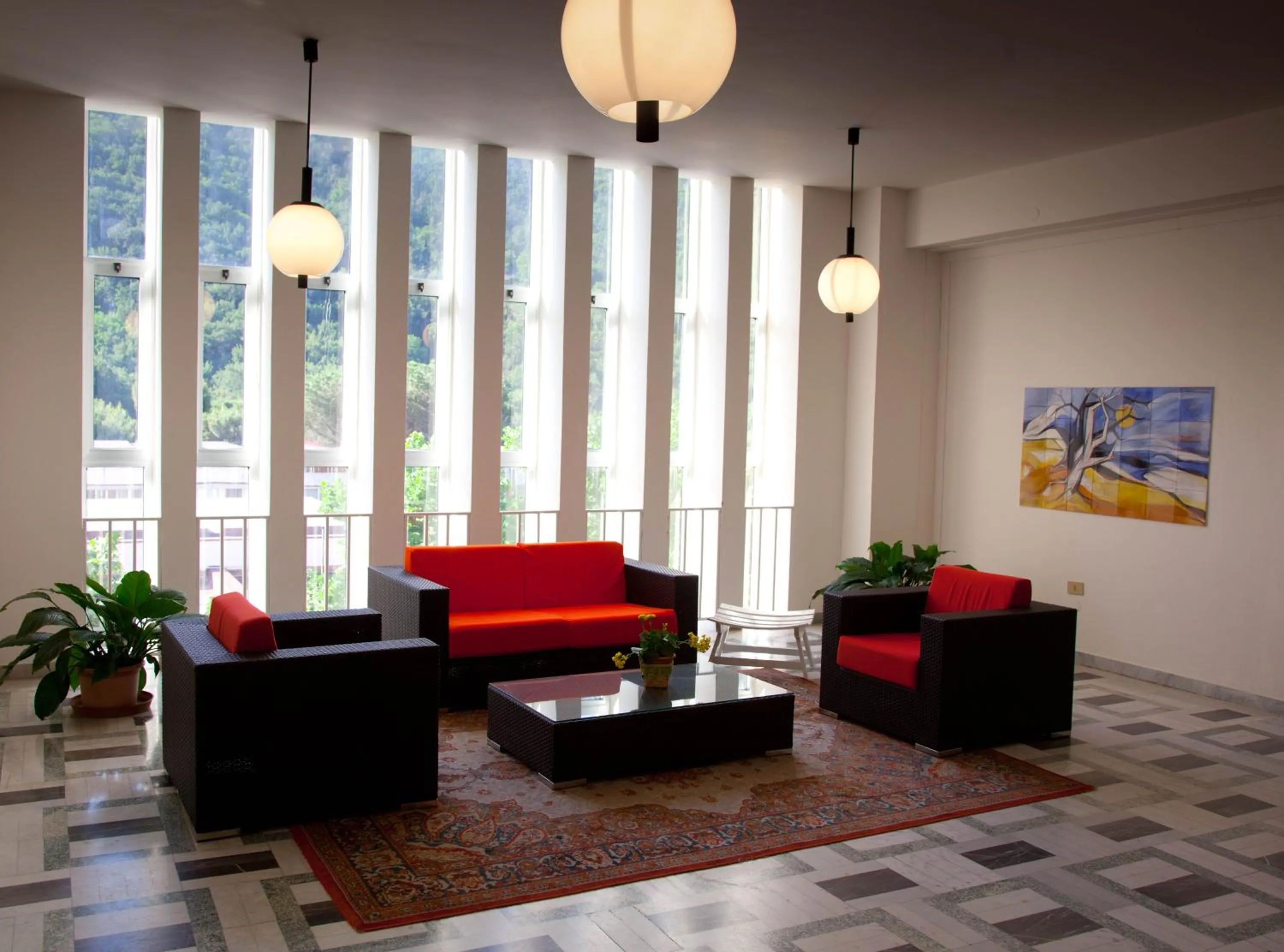 Decorative detail in Grand Hotel Delle Terme